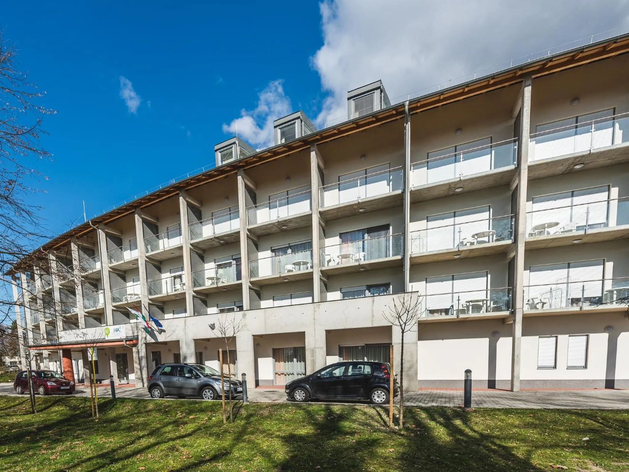 Facade/entrance in Harkányi Psoriasis Centrum