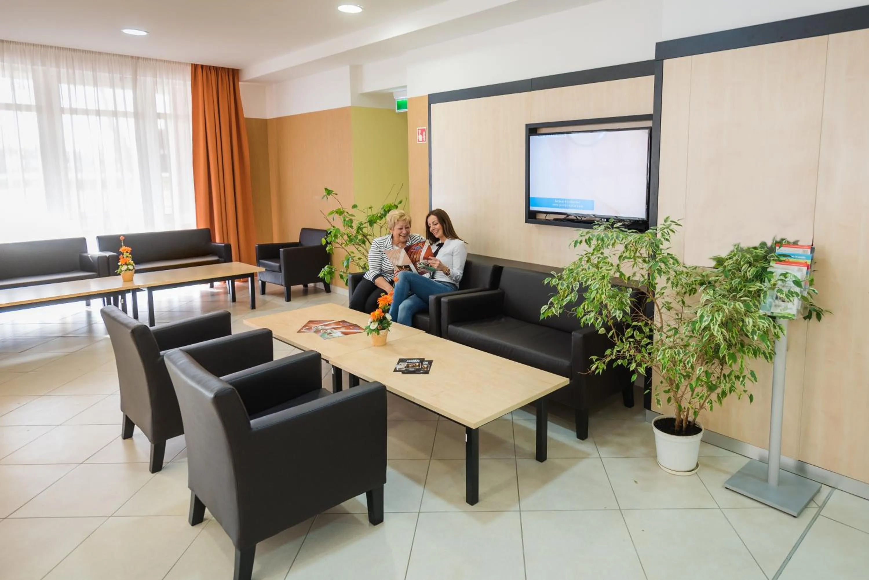 Lobby or reception in Harkányi Psoriasis Centrum