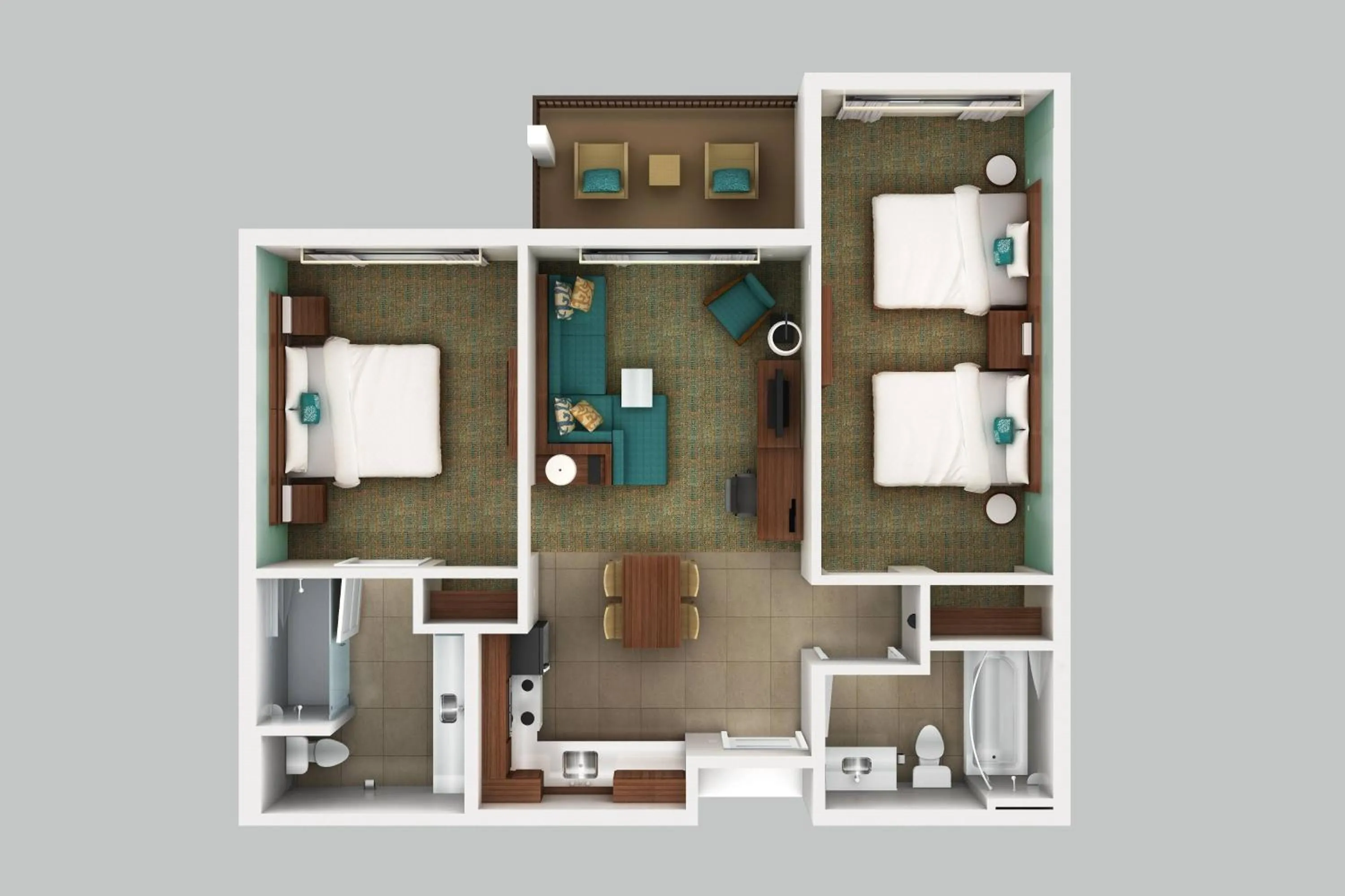 Bedroom in Residence Inn by Marriott Maui Wailea