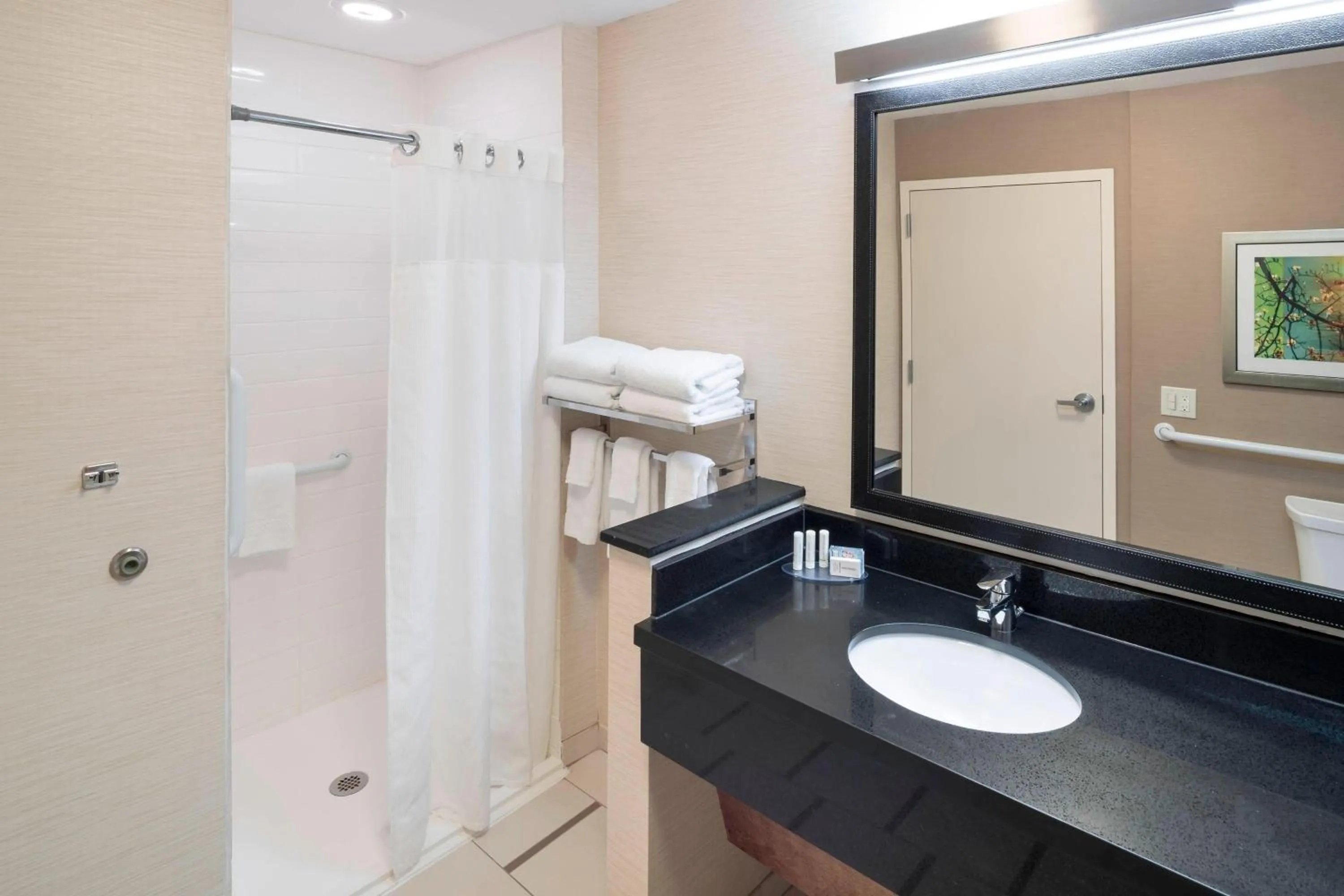 Bathroom in Fairfield Inn & Suites by Marriott Houston Pasadena