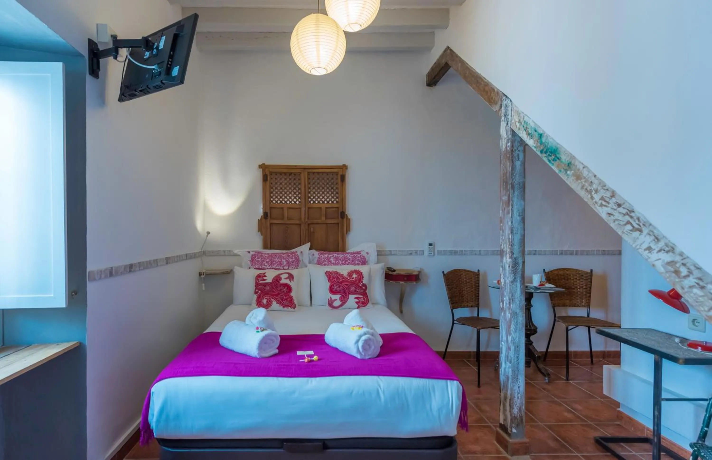 Decorative detail, Bed in Tribeca b&b Boutique