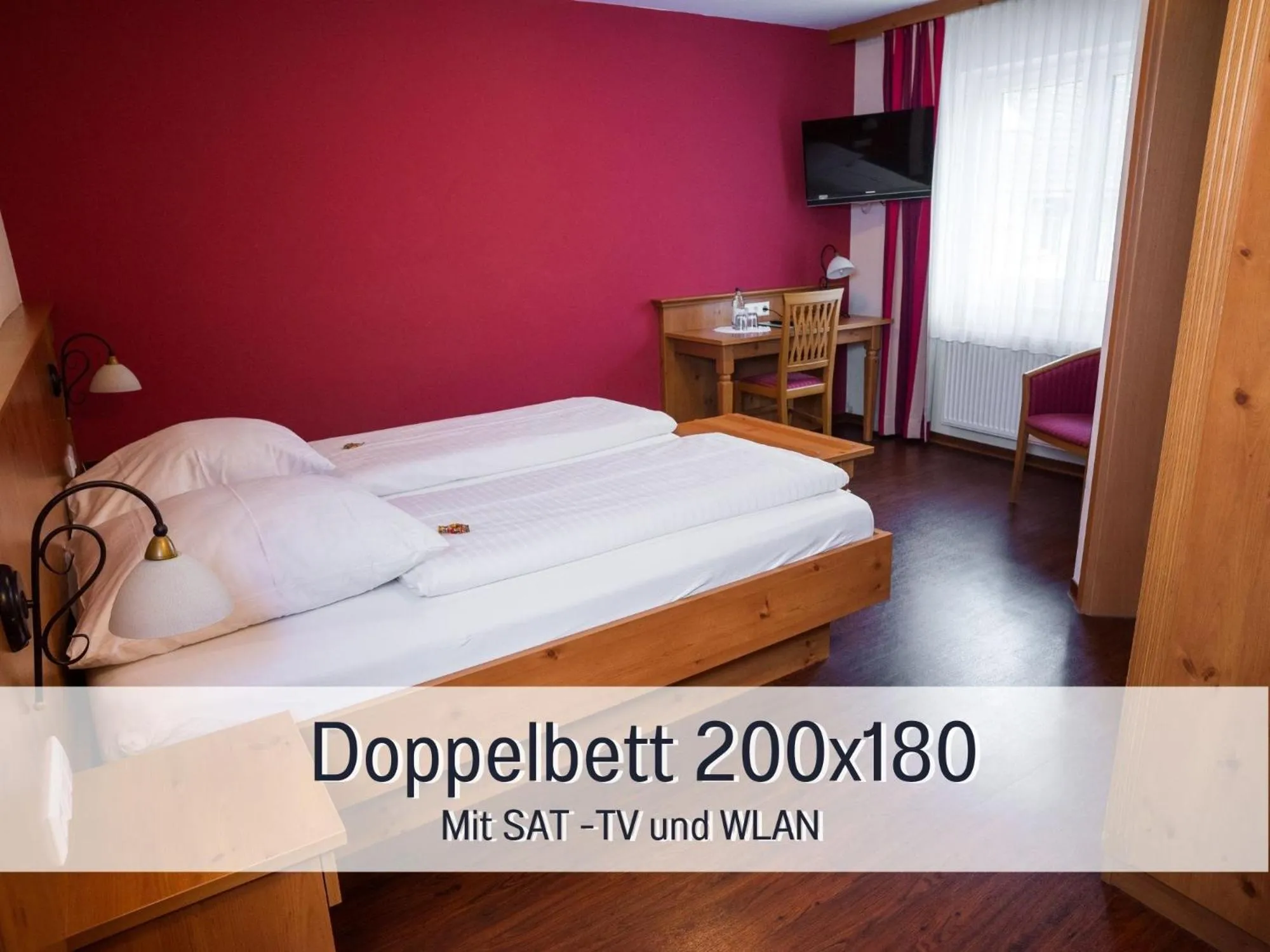 Bed in Landgasthof Linde - In ruhiger, ländlicher Umgebung