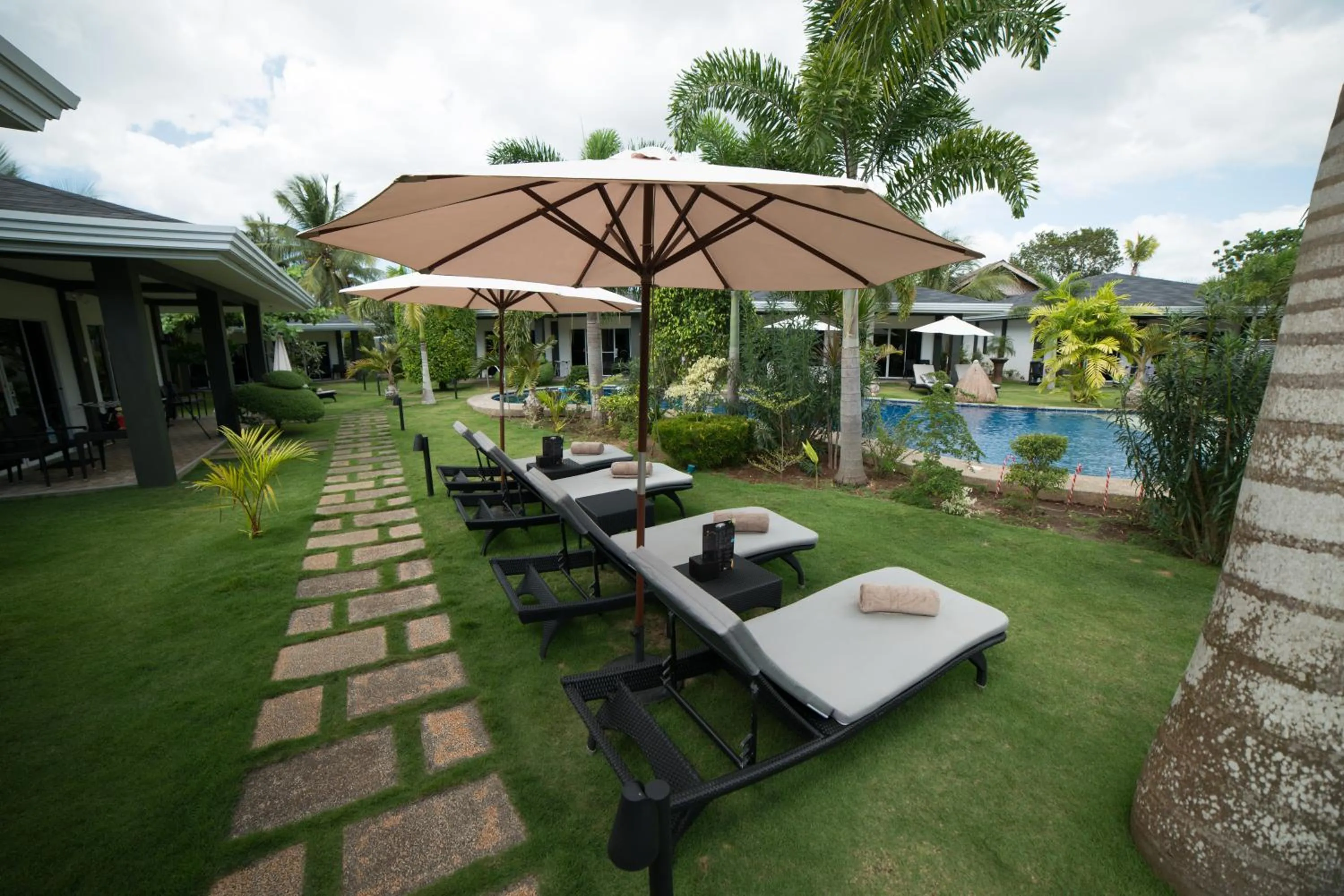 Garden in Alona Royal Palm Resort