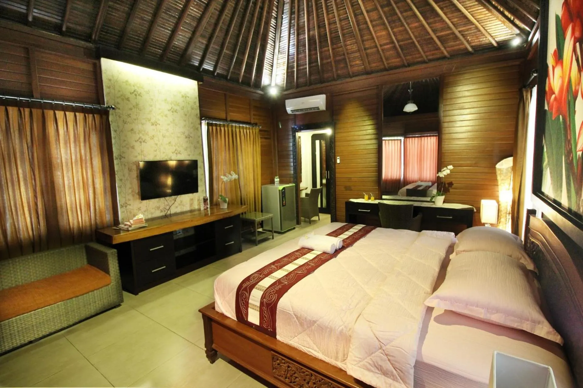 Bed in Jepun Bali Hotel