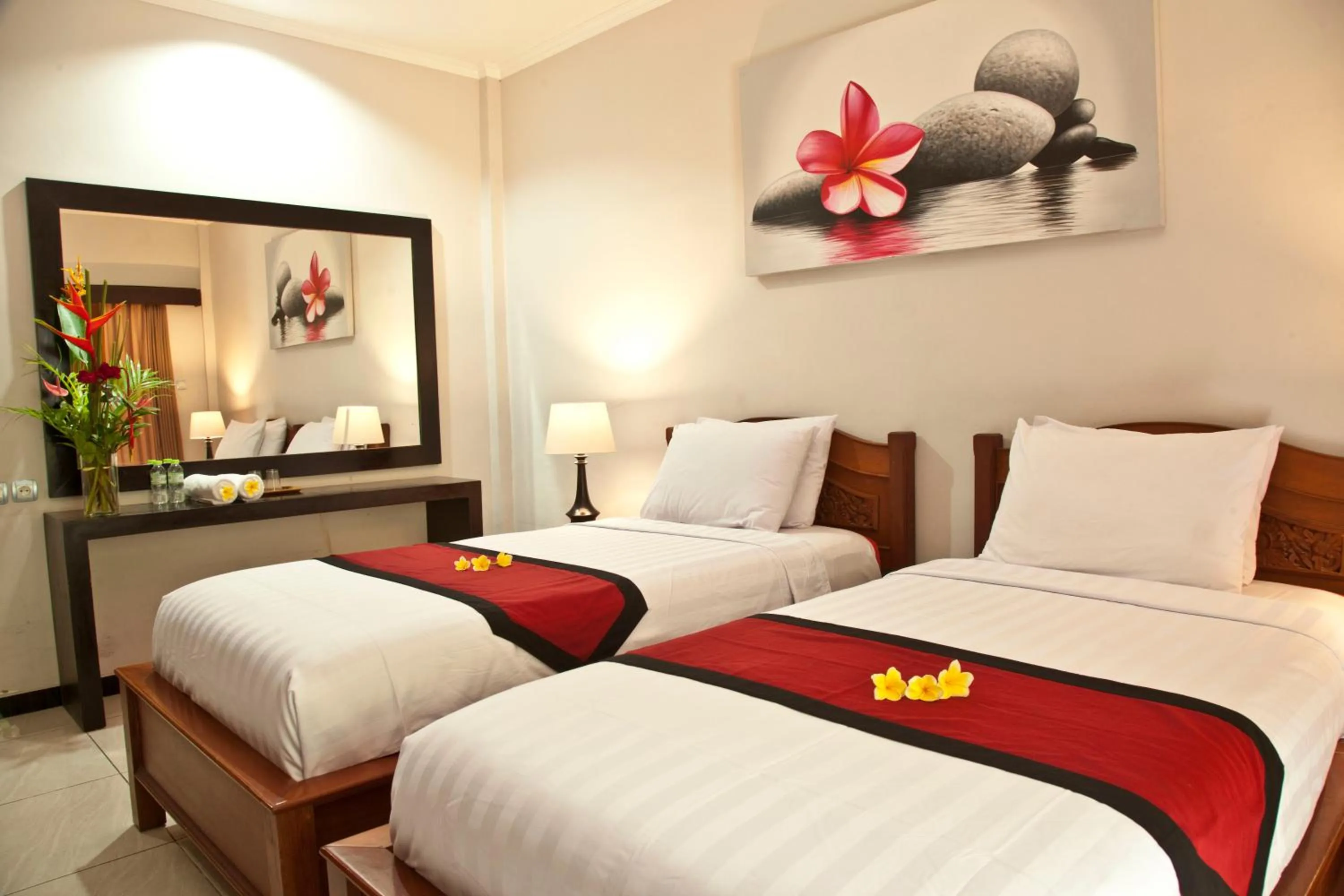 Bed in Jepun Bali Hotel