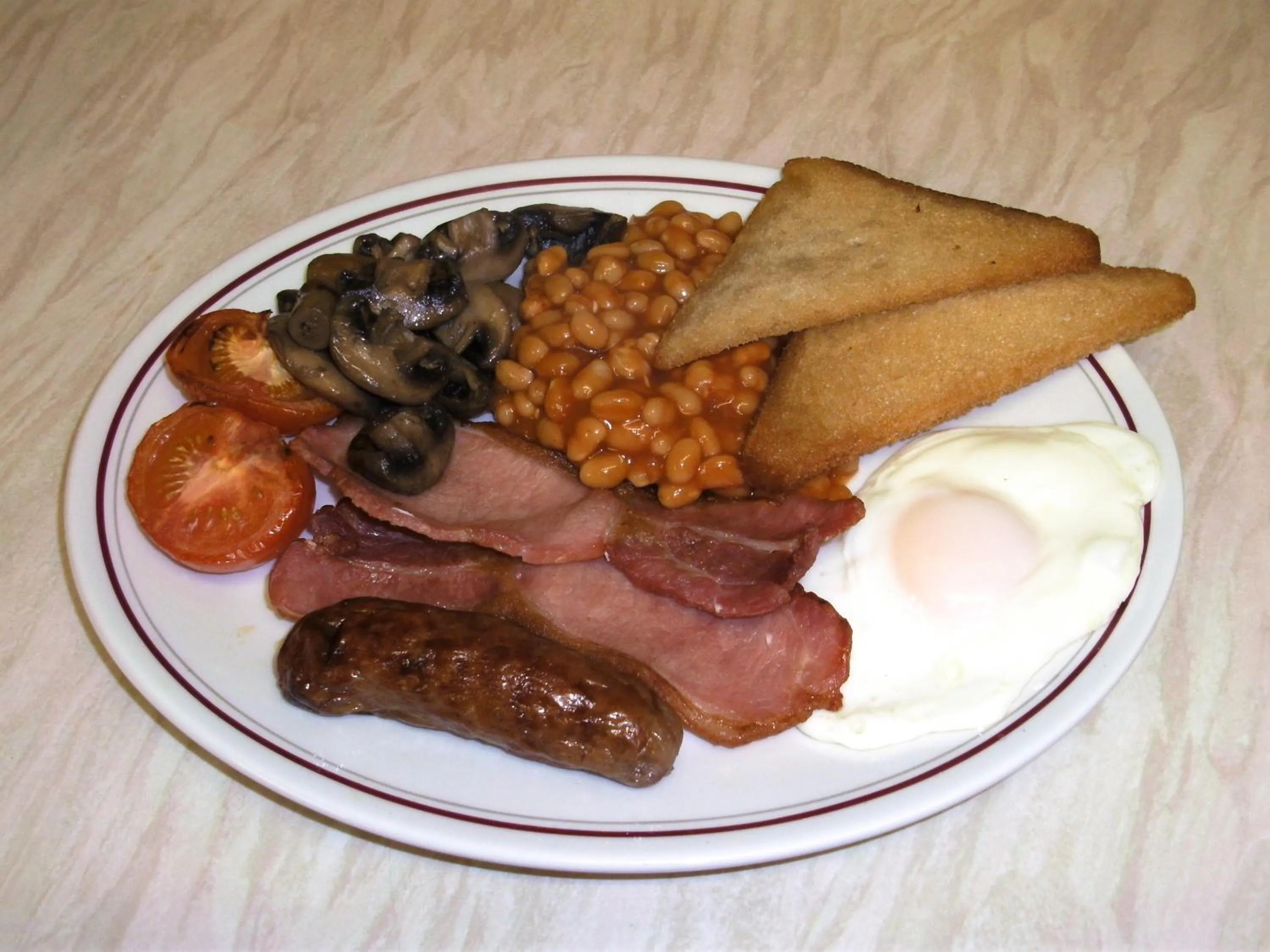 English/Irish breakfast in Merriedale Guest House