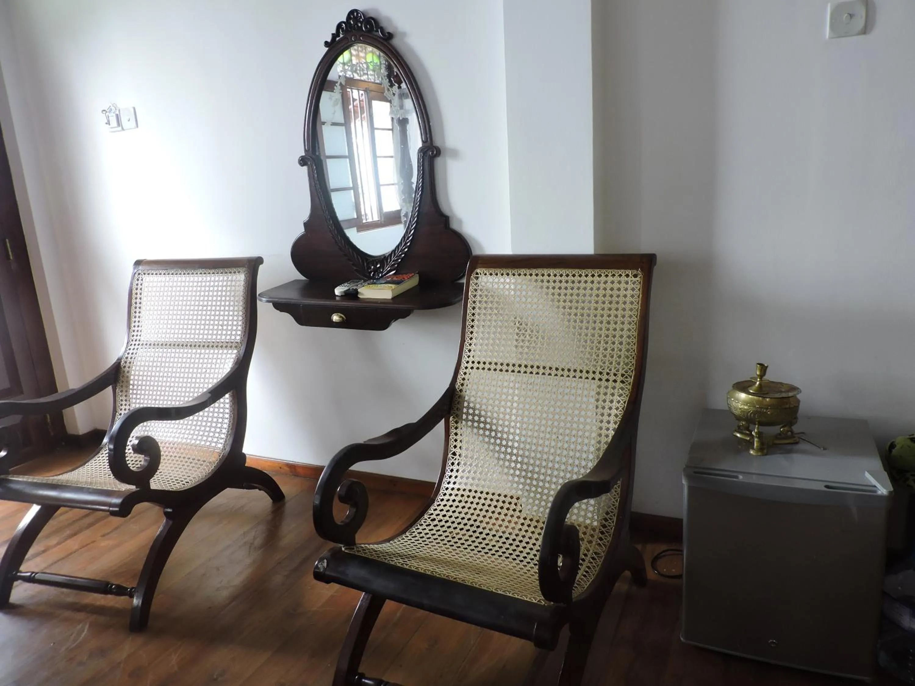 Seating area in The Villa Hotel