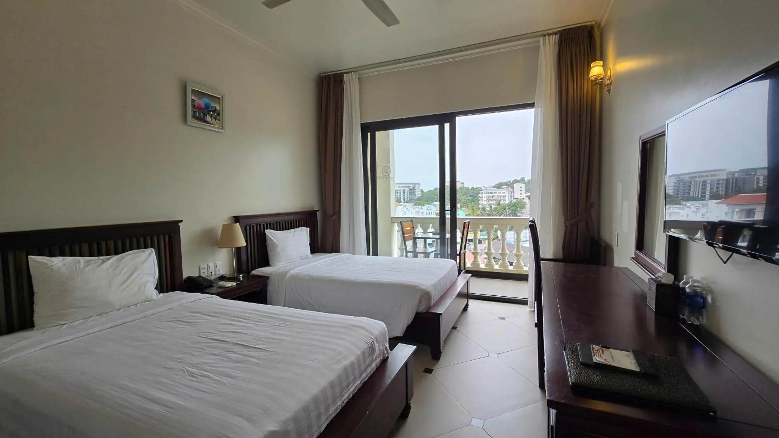 View (from property/room), Bed in Praha Hotel