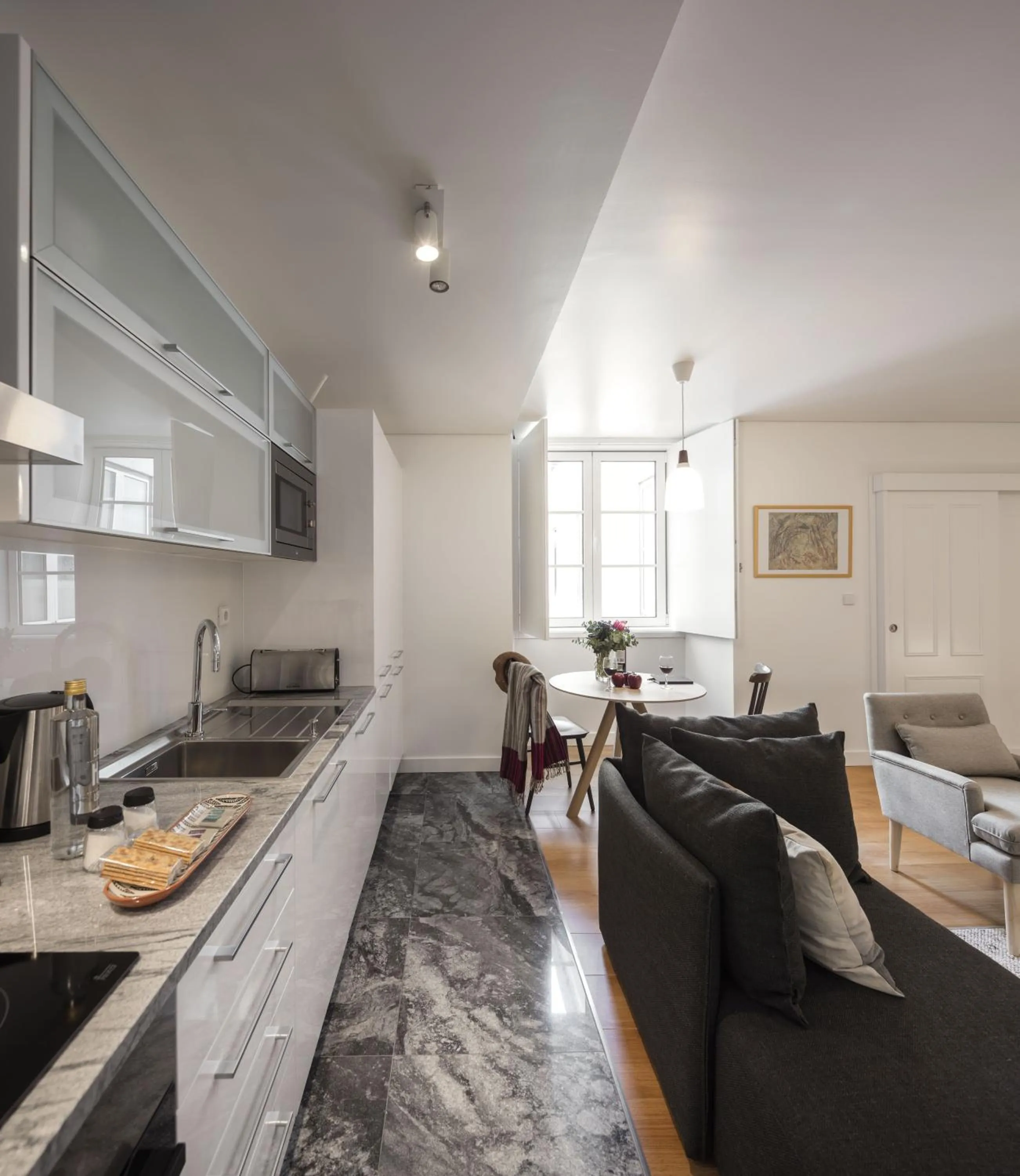 Kitchen or kitchenette in Lisbon Serviced Apartments - Baixa Castelo