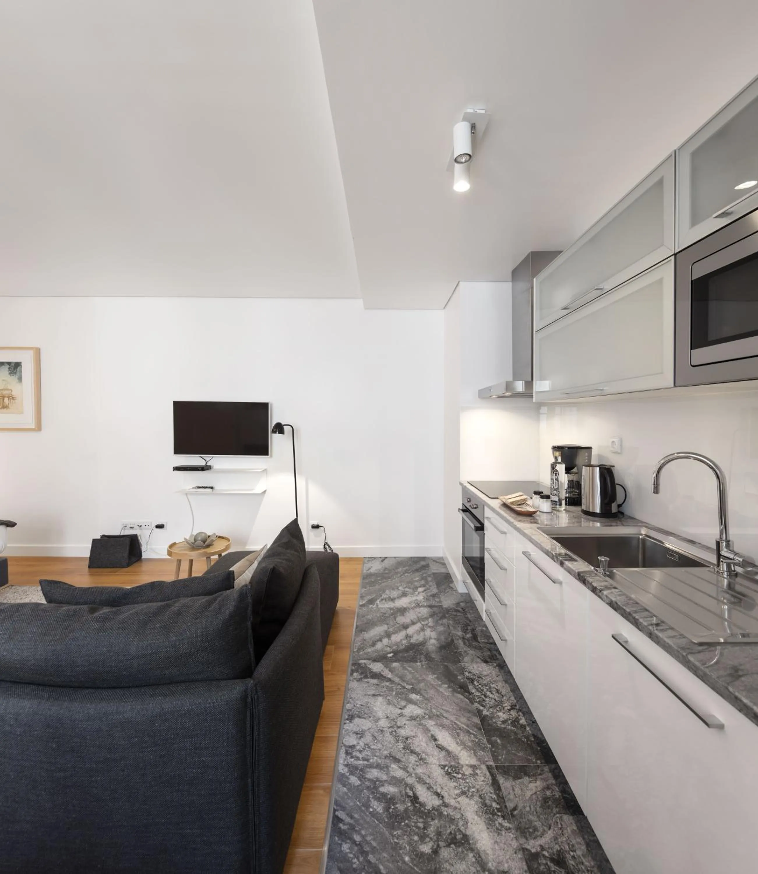 Kitchen or kitchenette in Lisbon Serviced Apartments - Baixa Castelo