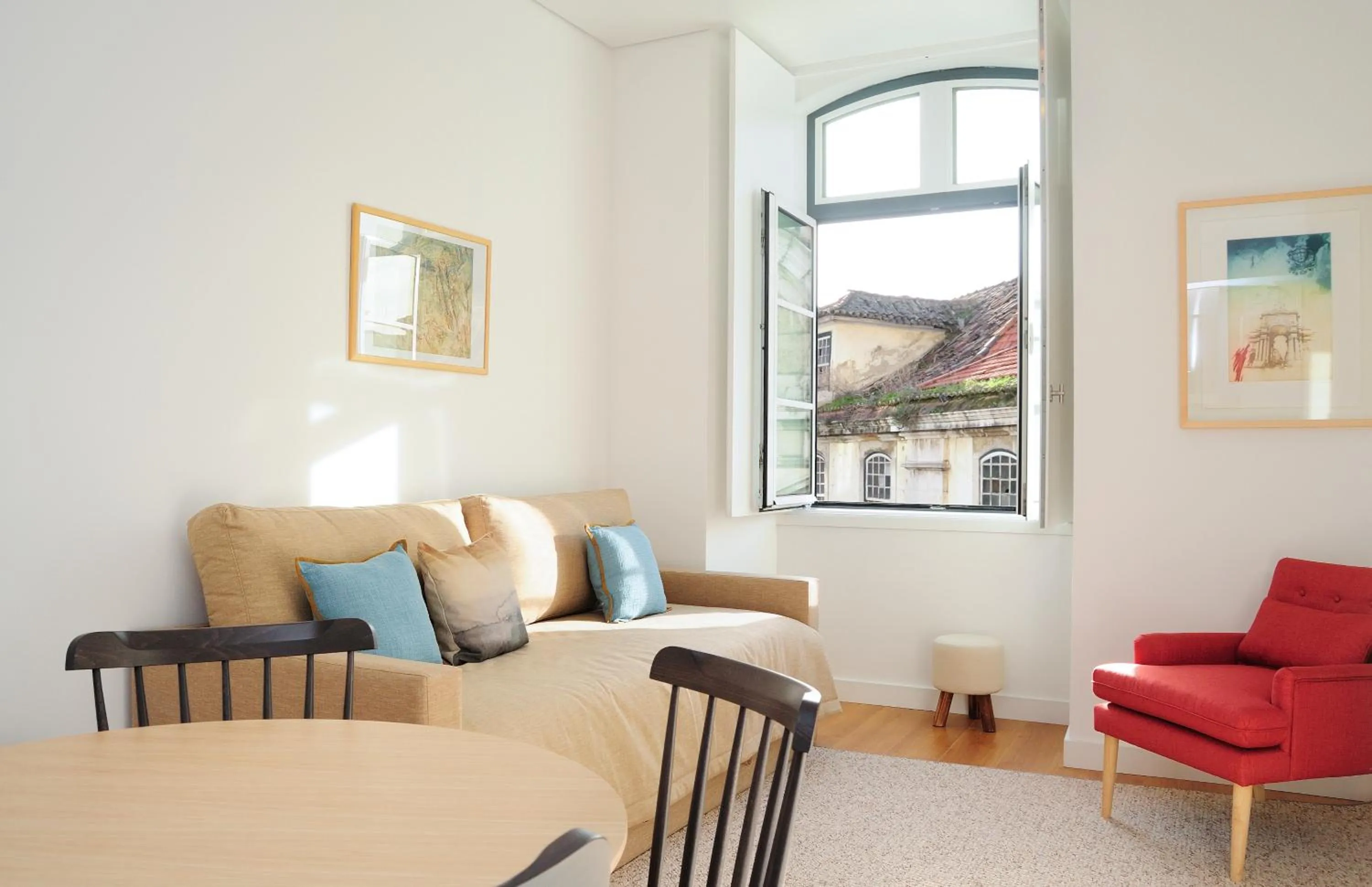 Living room in Lisbon Serviced Apartments - Baixa Castelo
