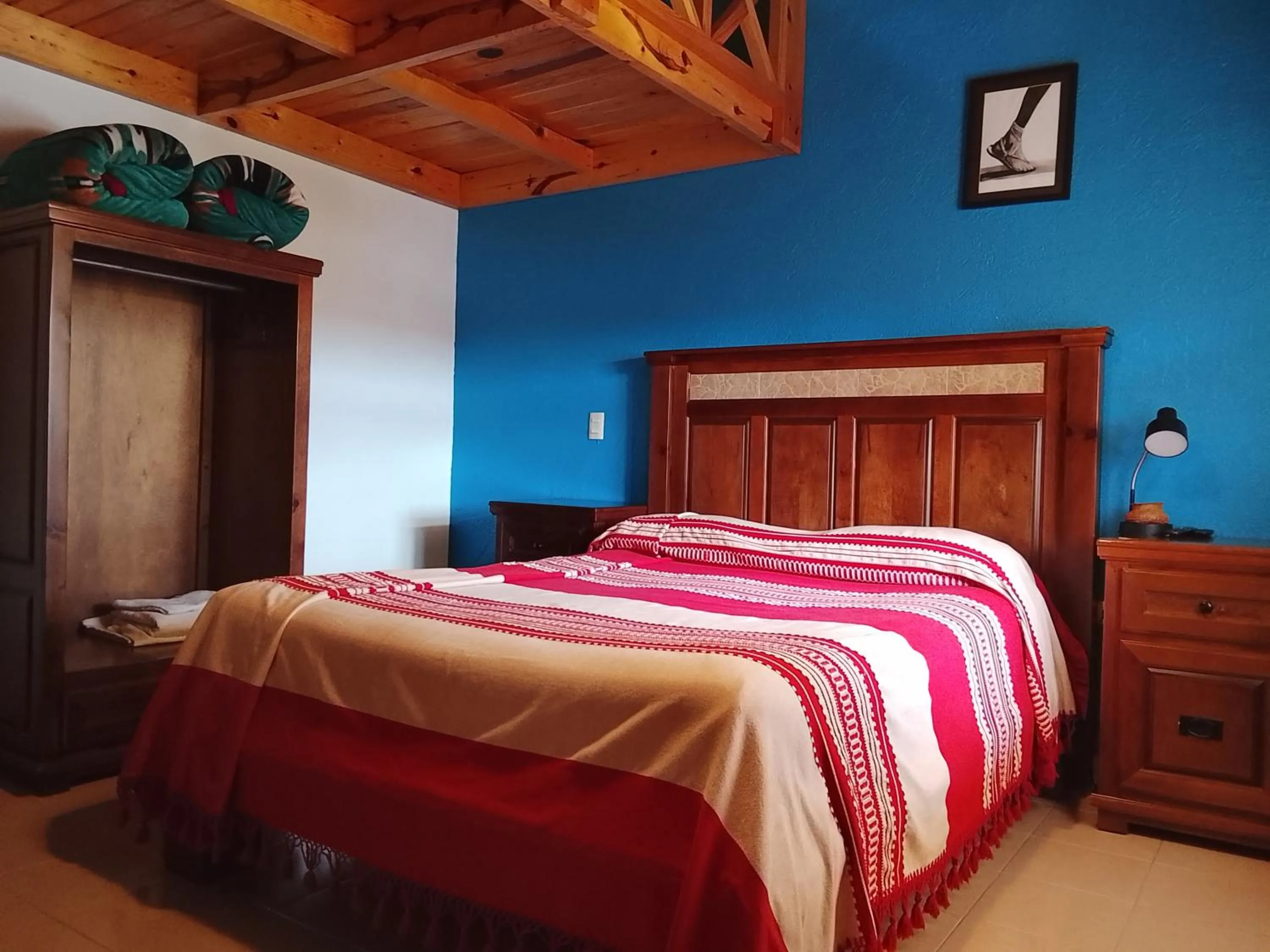 Bed in Hotel Ecológico Temazcal