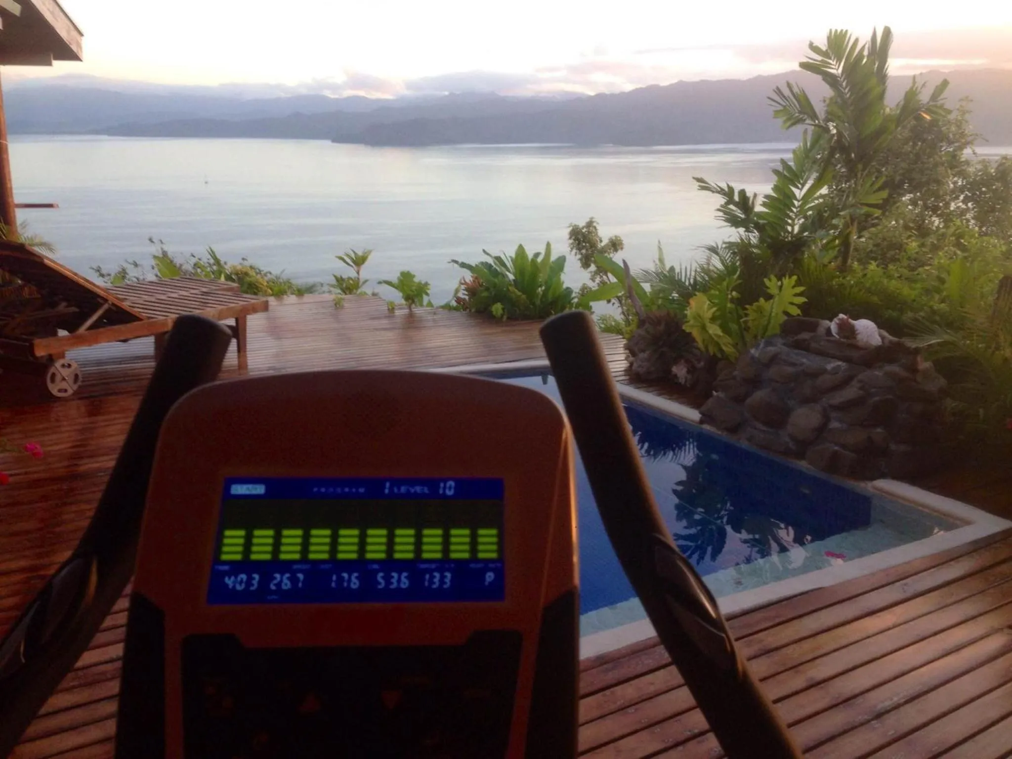 Swimming pool in Naveria Heights Lodge