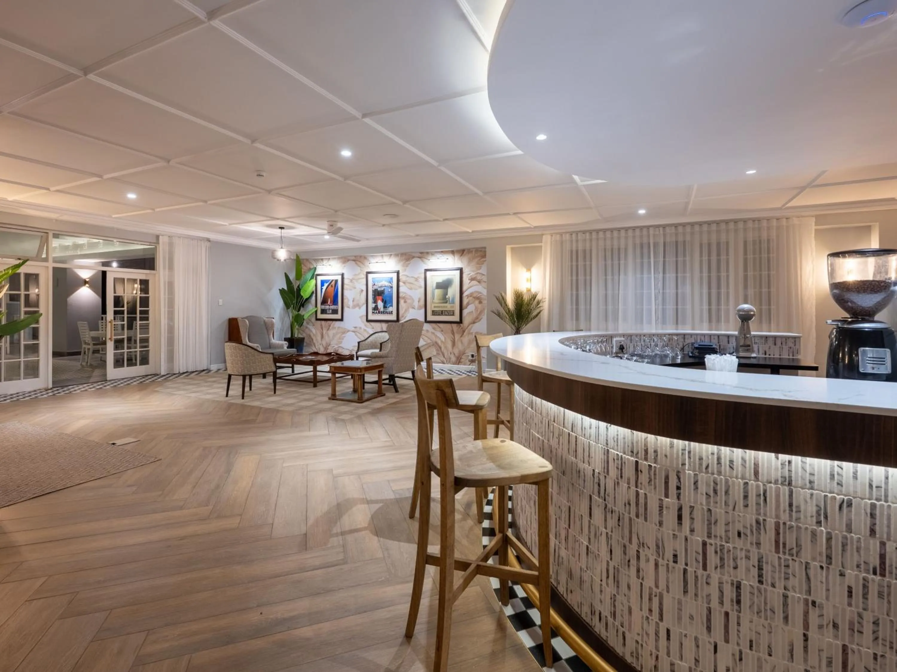 Seating area in ANEW Resort Wilderness Garden Route