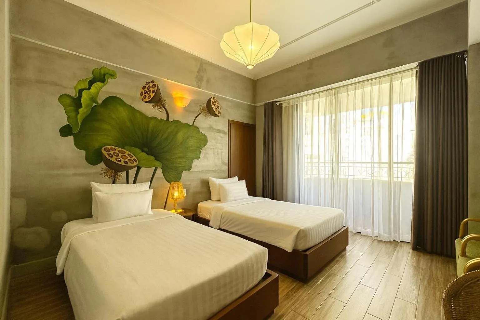 Bed in MissBamboo Hotel Nha Trang