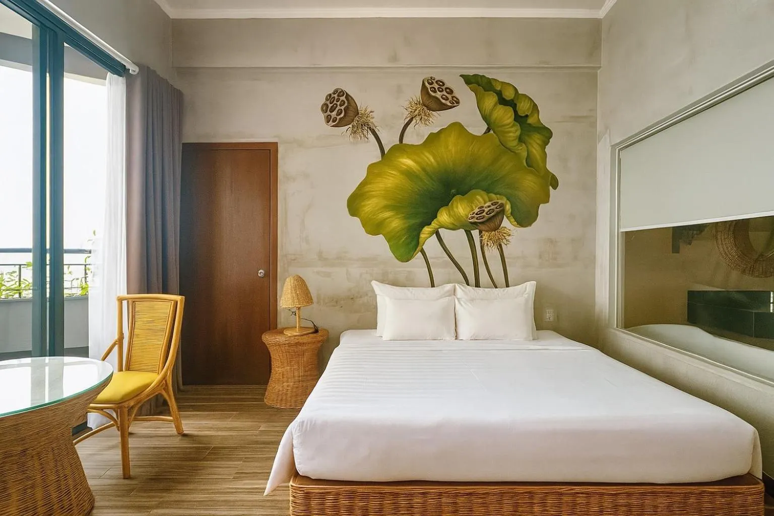 Bed in MissBamboo Hotel Nha Trang