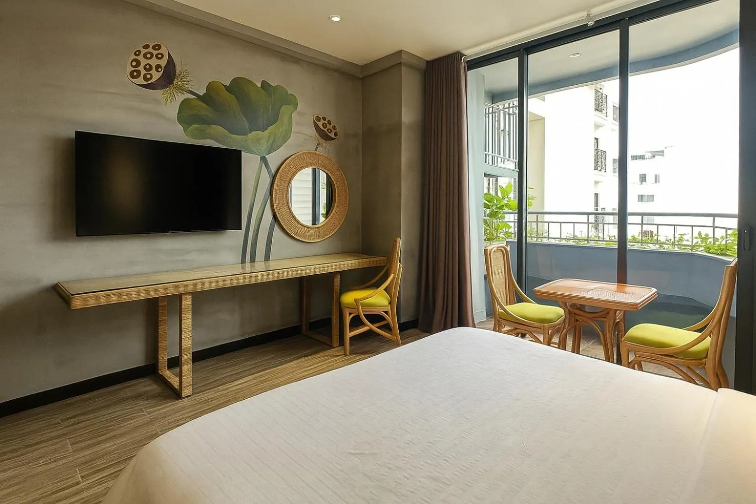 Bed in MissBamboo Hotel Nha Trang