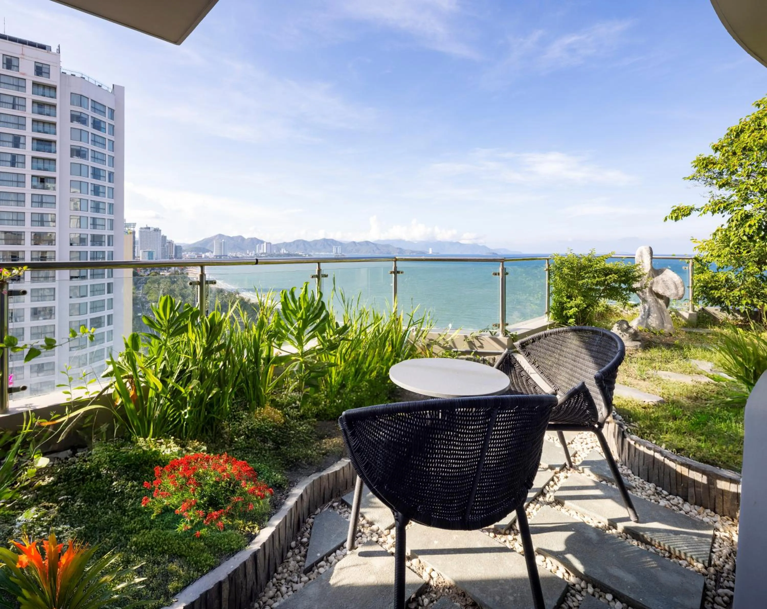 Patio in MissBamboo Hotel Nha Trang
