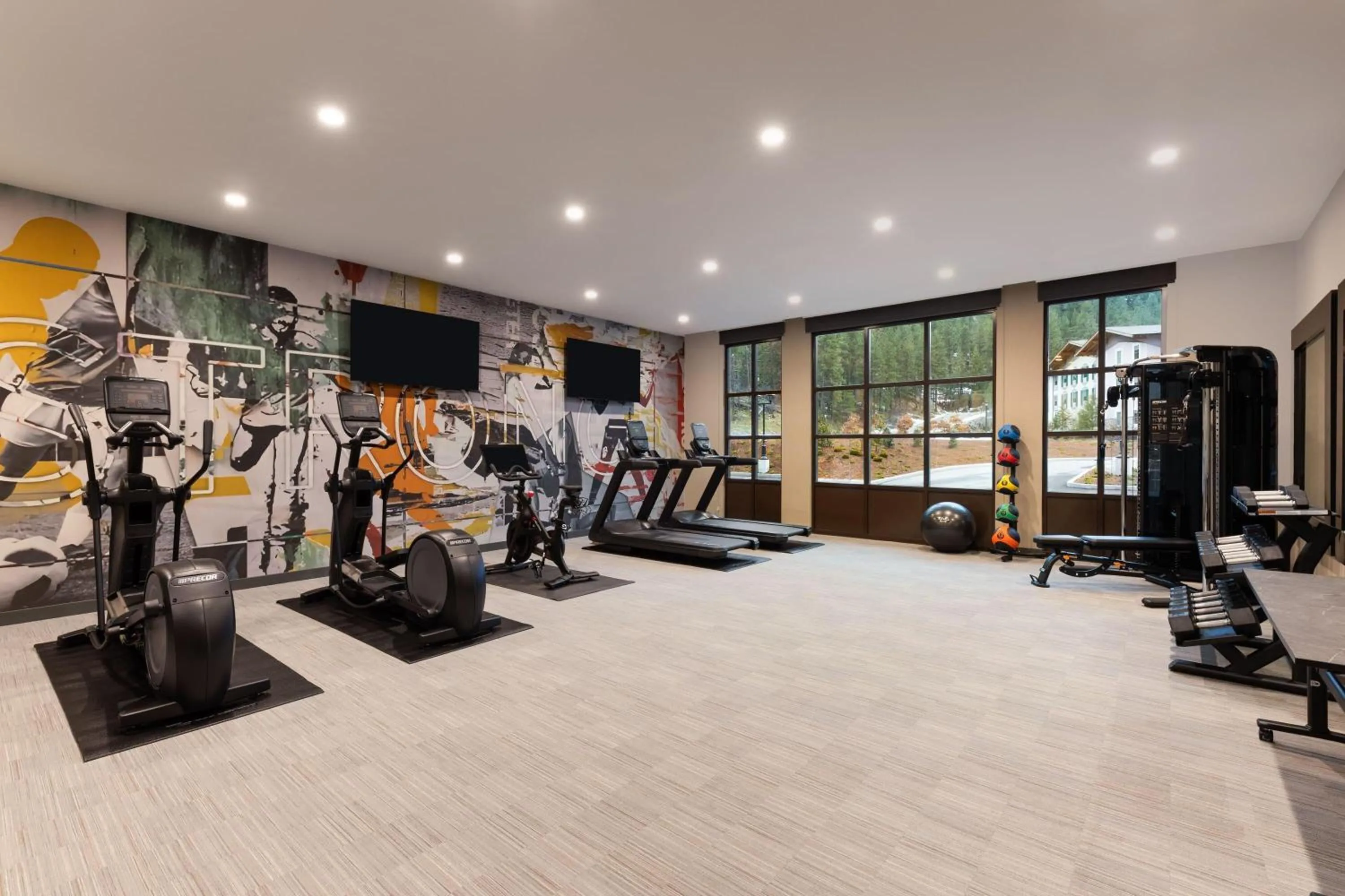 Fitness centre/facilities in Hawthorn Extended Stay by Wyndham Leavenworth