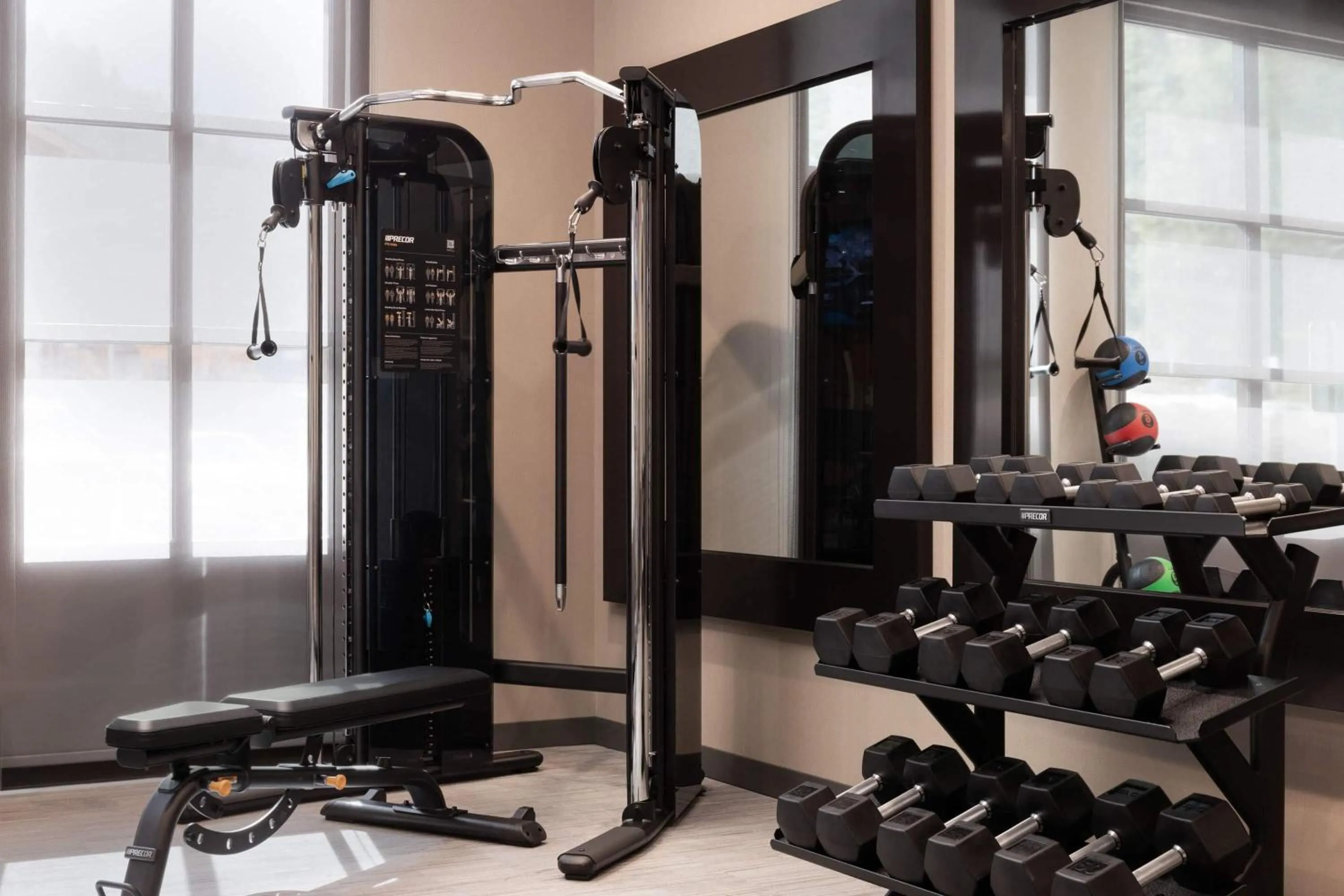 Fitness centre/facilities in Hawthorn Extended Stay by Wyndham Leavenworth