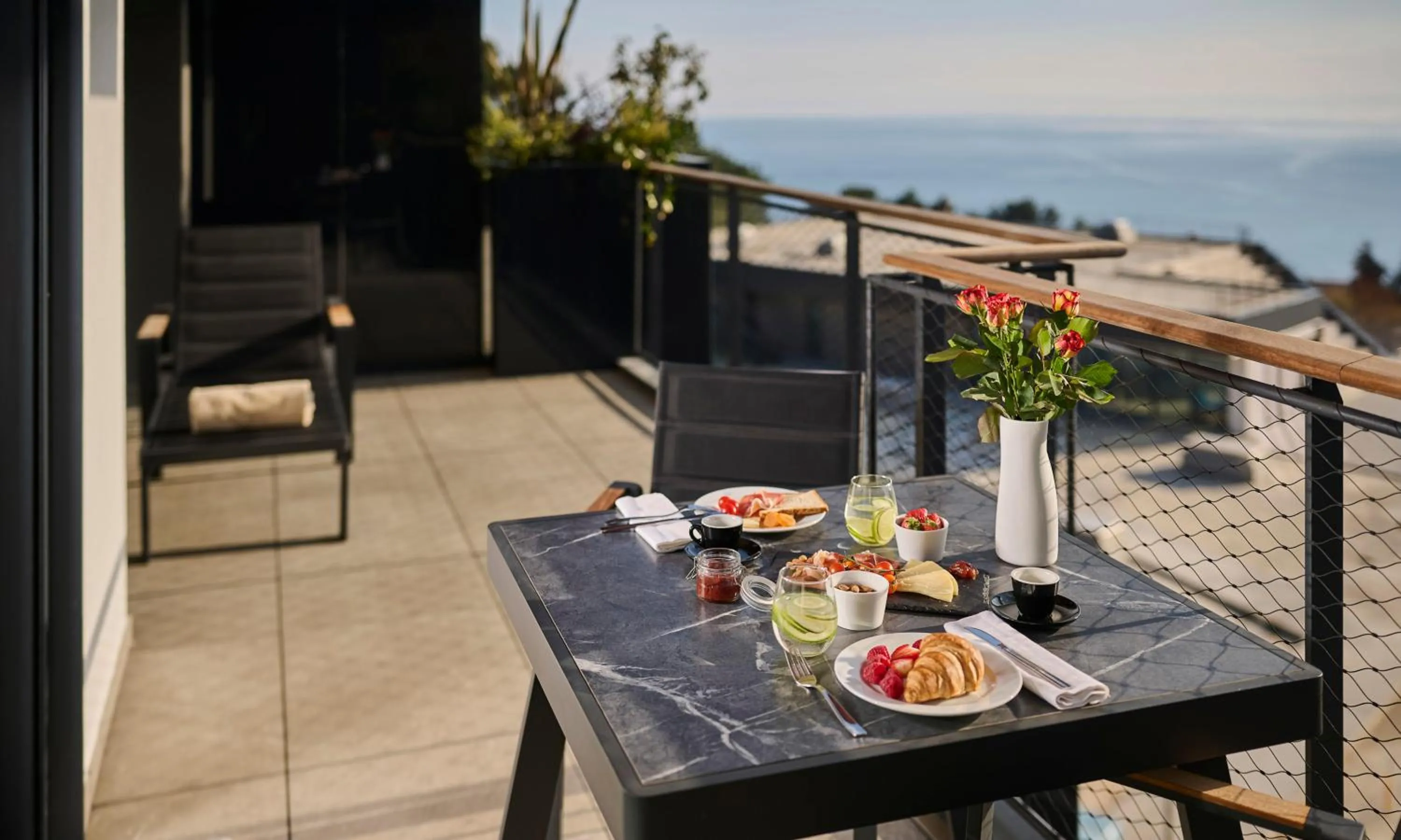 Two-Bedroom Apartment with Balcony and Sea View in Aminess Younique Vollo Hotel Residences