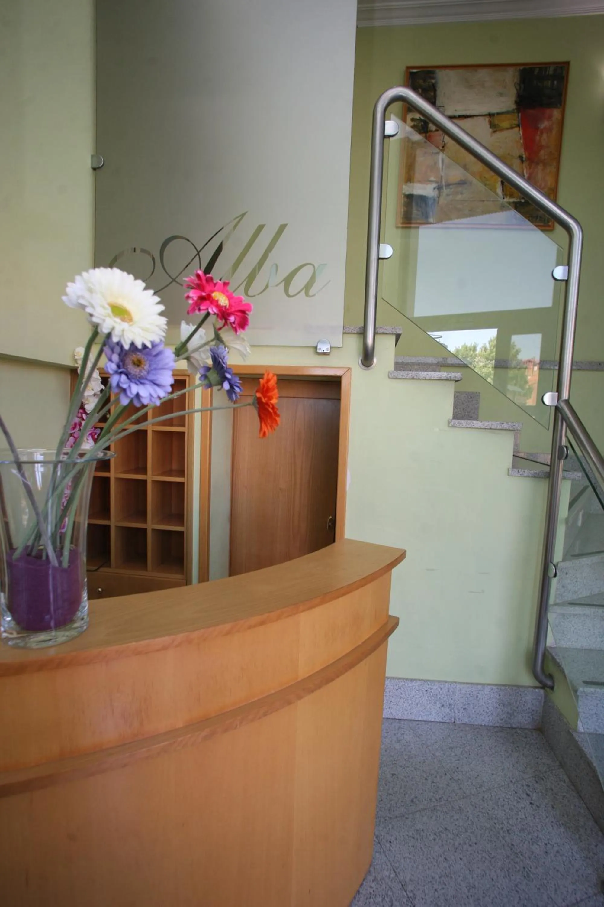 Decorative detail in Hotel Alba