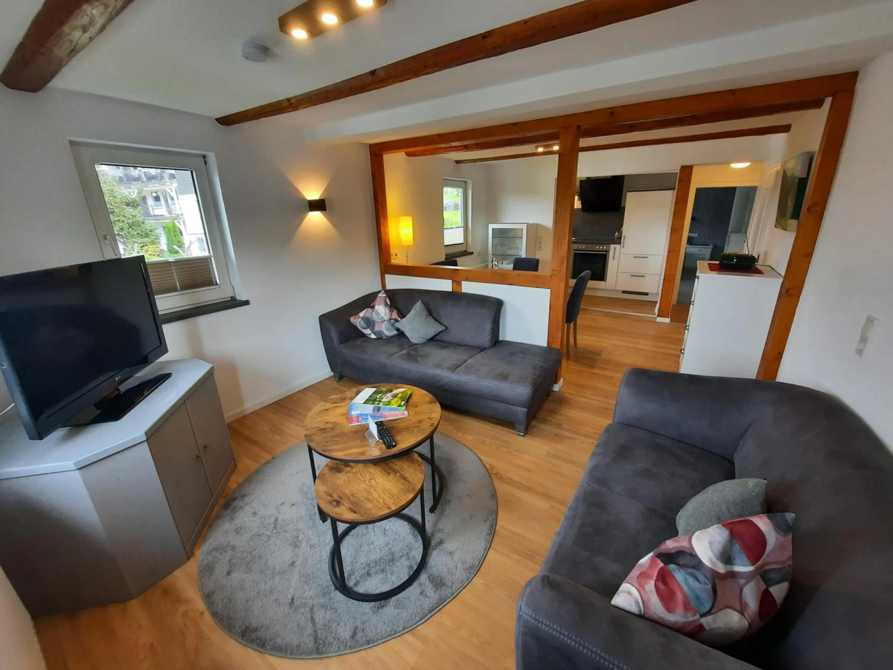 Communal lounge/ TV room in Landhaus Gnacke