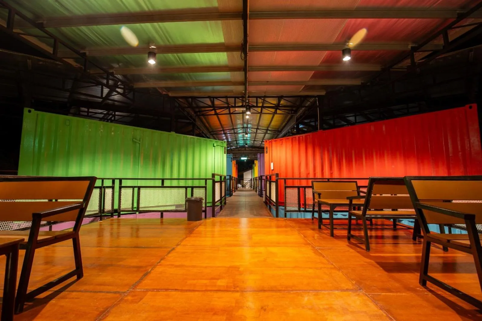 Seating area in Paya Debloc Village