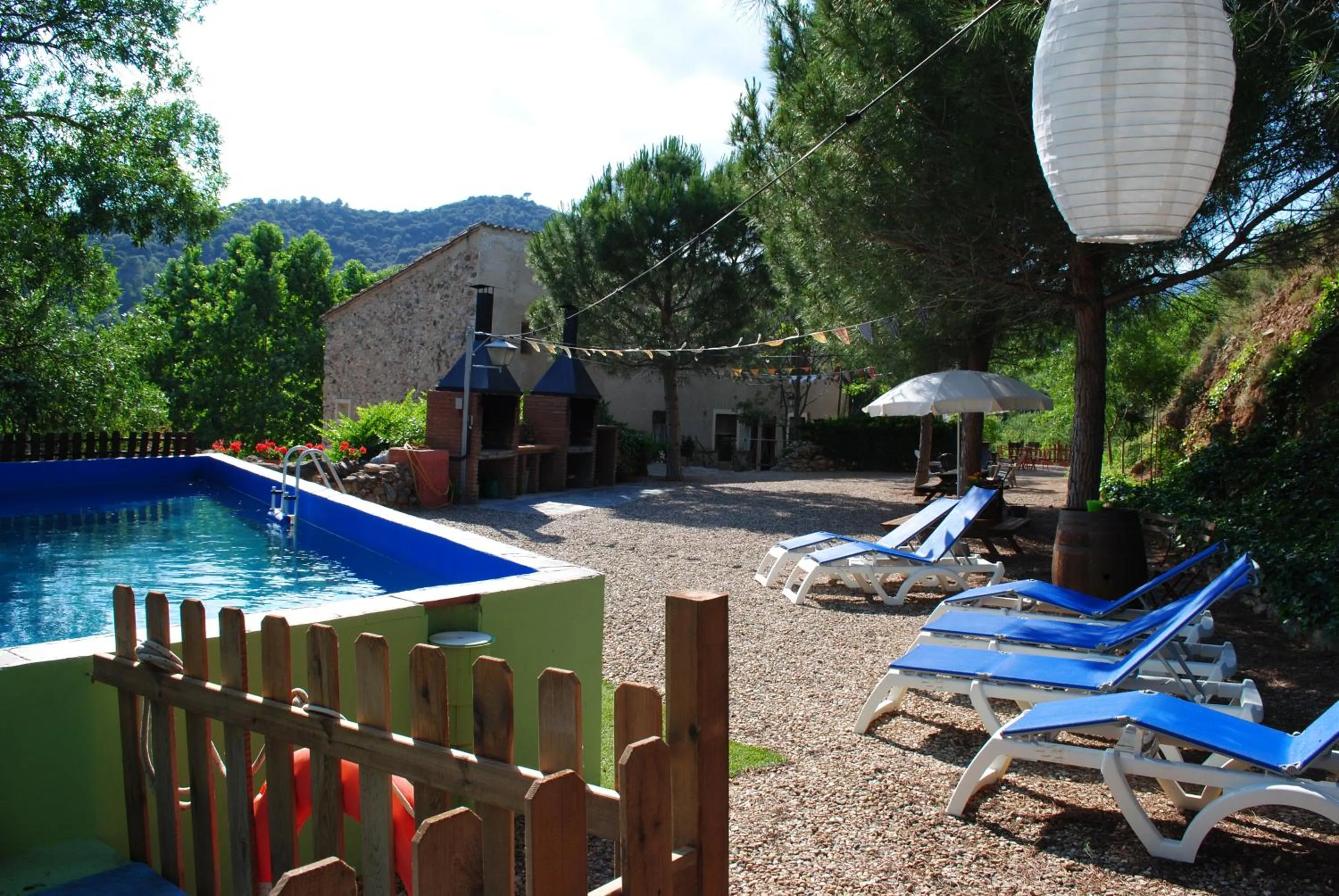 Garden in Masia El Canalot - Molí Del Pont