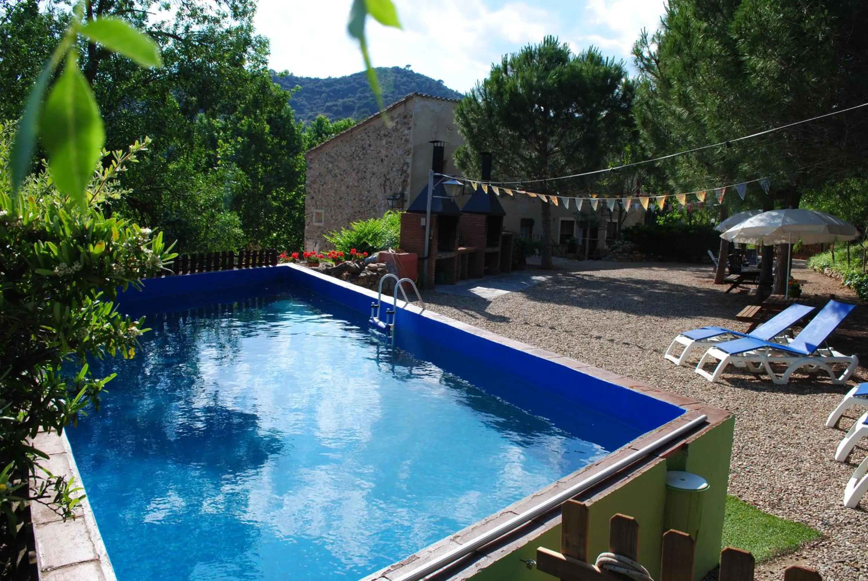 Swimming pool in Masia El Canalot - Molí Del Pont
