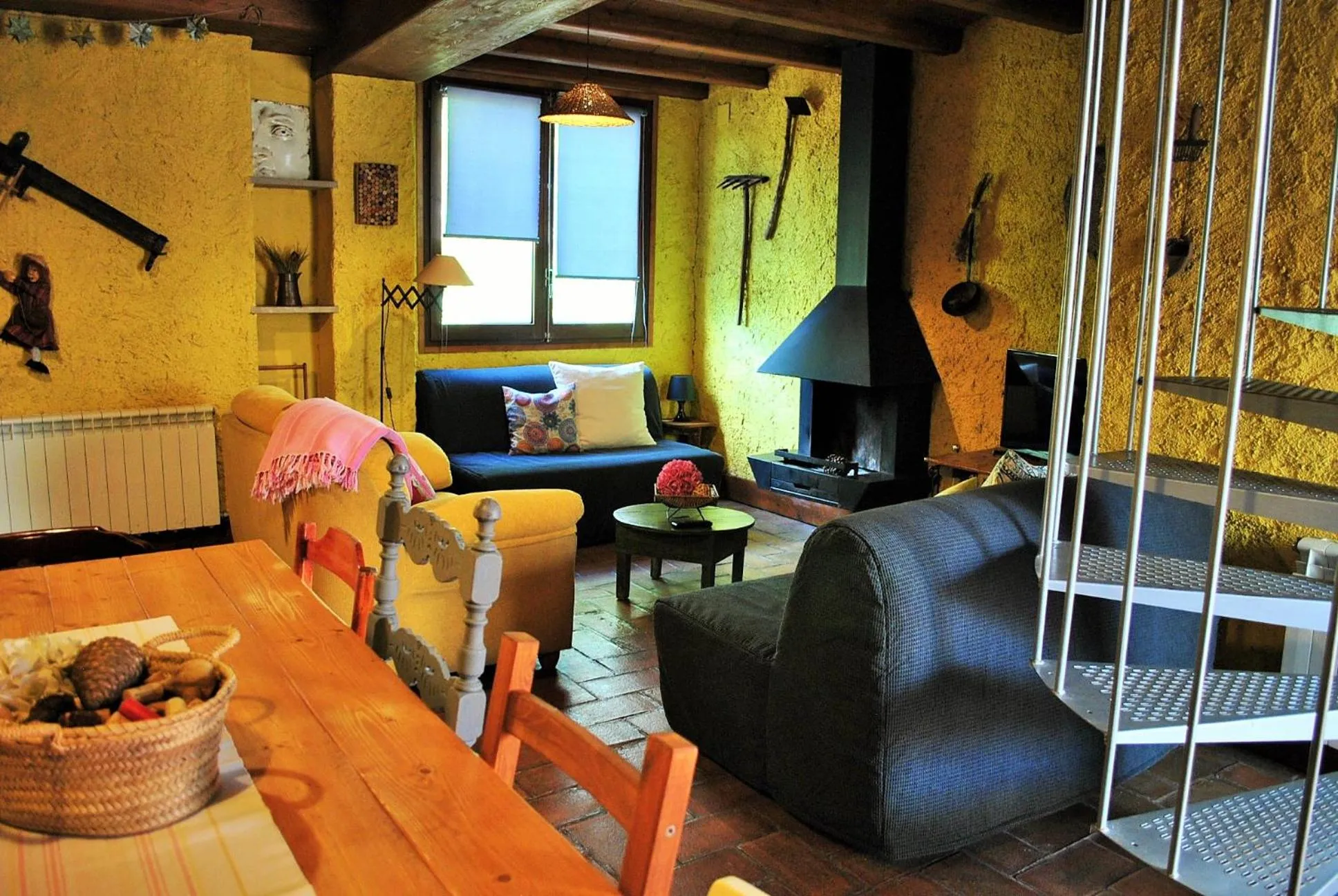 Living room in Masia El Canalot - Molí Del Pont