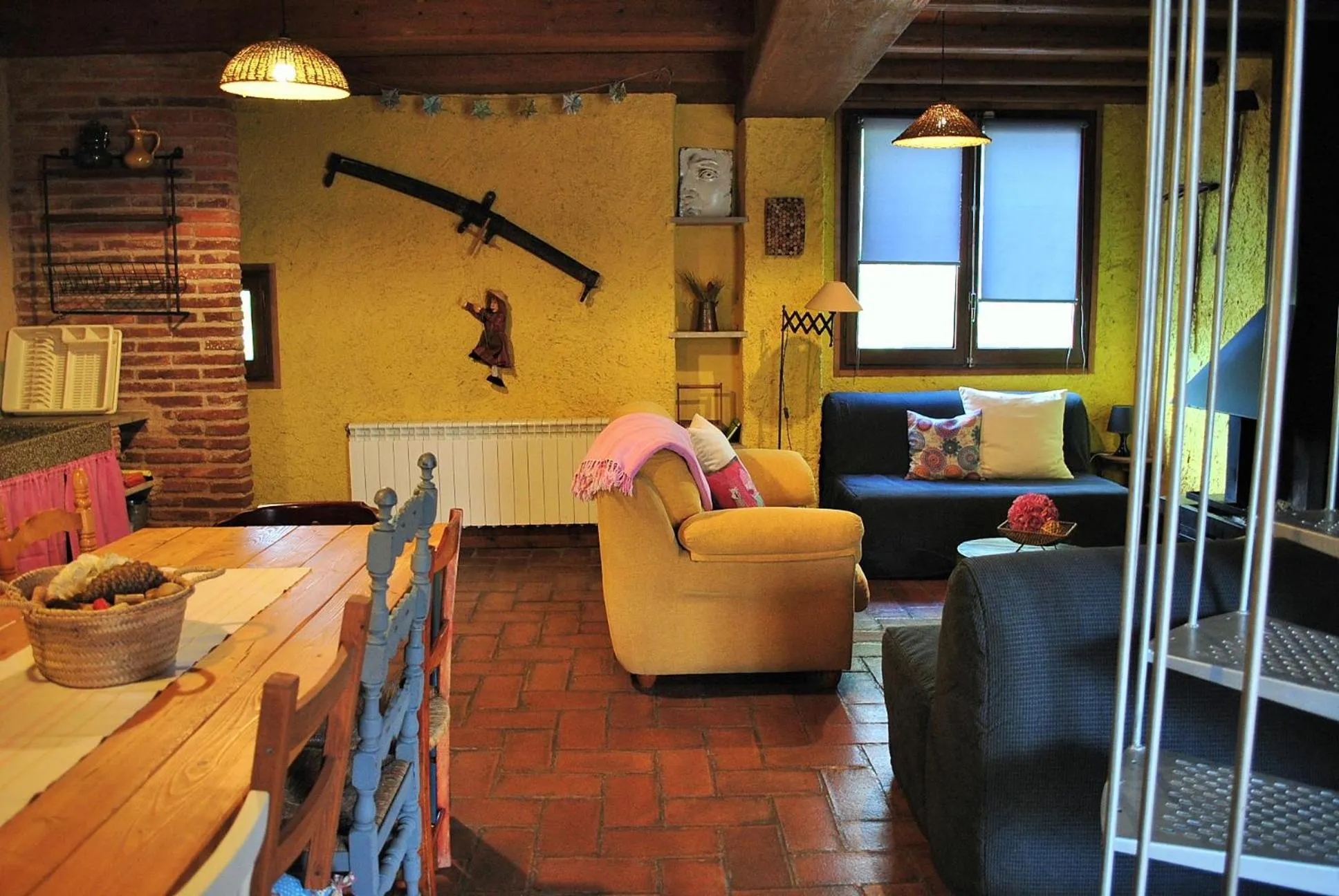 Living room in Masia El Canalot - Molí Del Pont