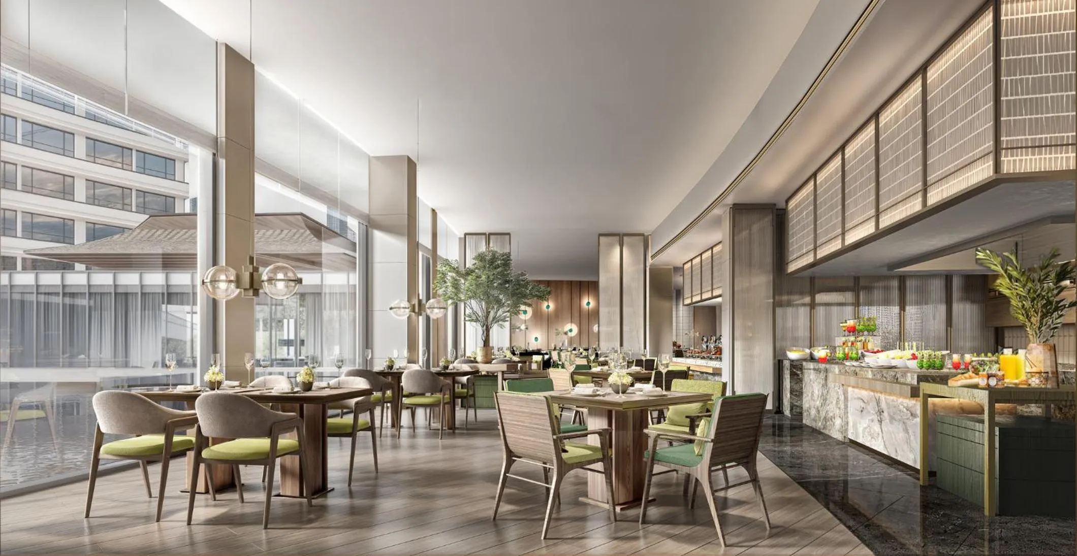 Restaurant/places to eat in Holiday Inn Xianyang Shuangzhao Lake by IHG