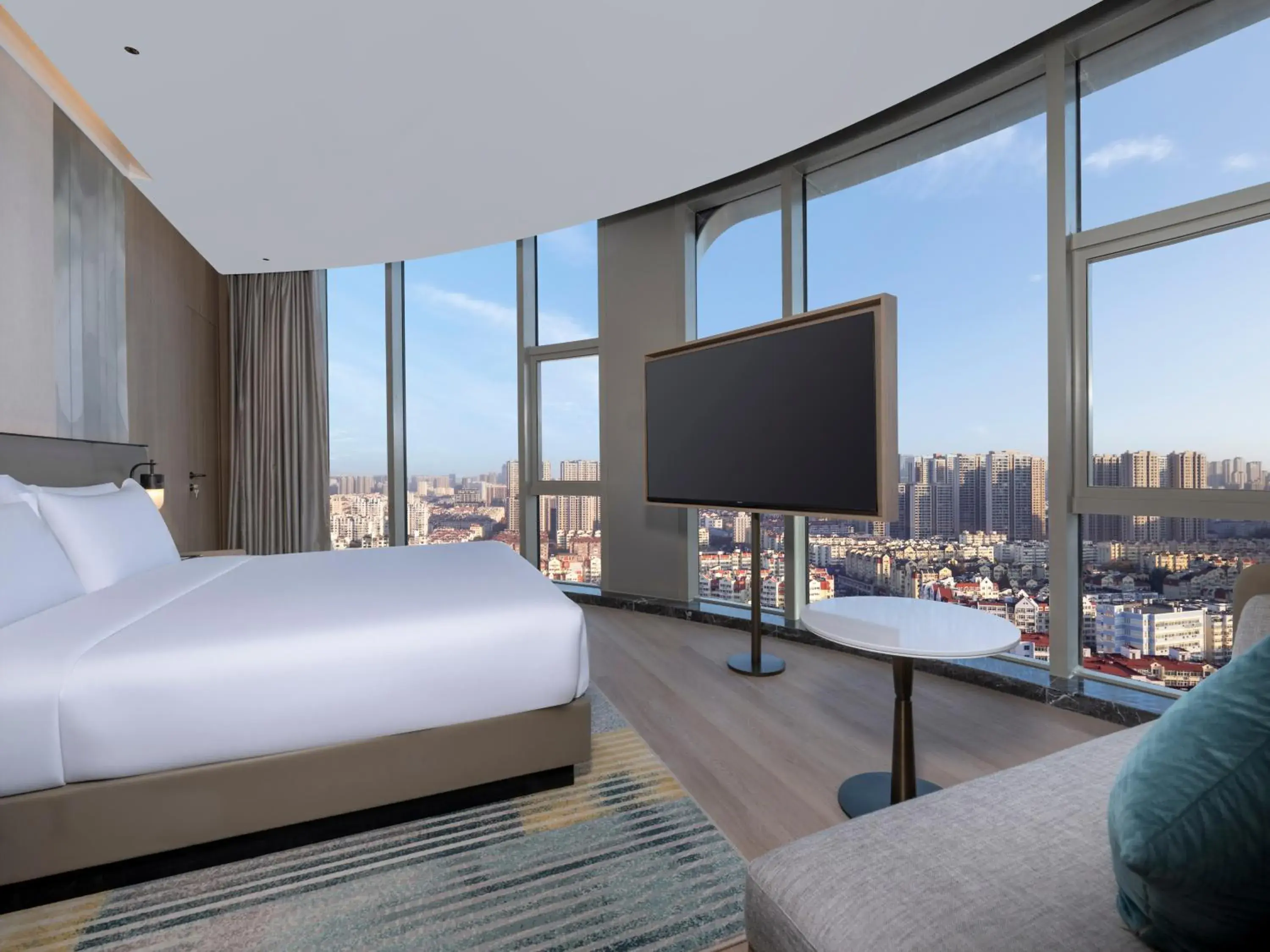 One-Bedroom King Suite with City View in Holiday Inn Qingdao CBD by IHG One-Bedroom King Suite with City View in Holiday Inn Qingdao CBD by IHG