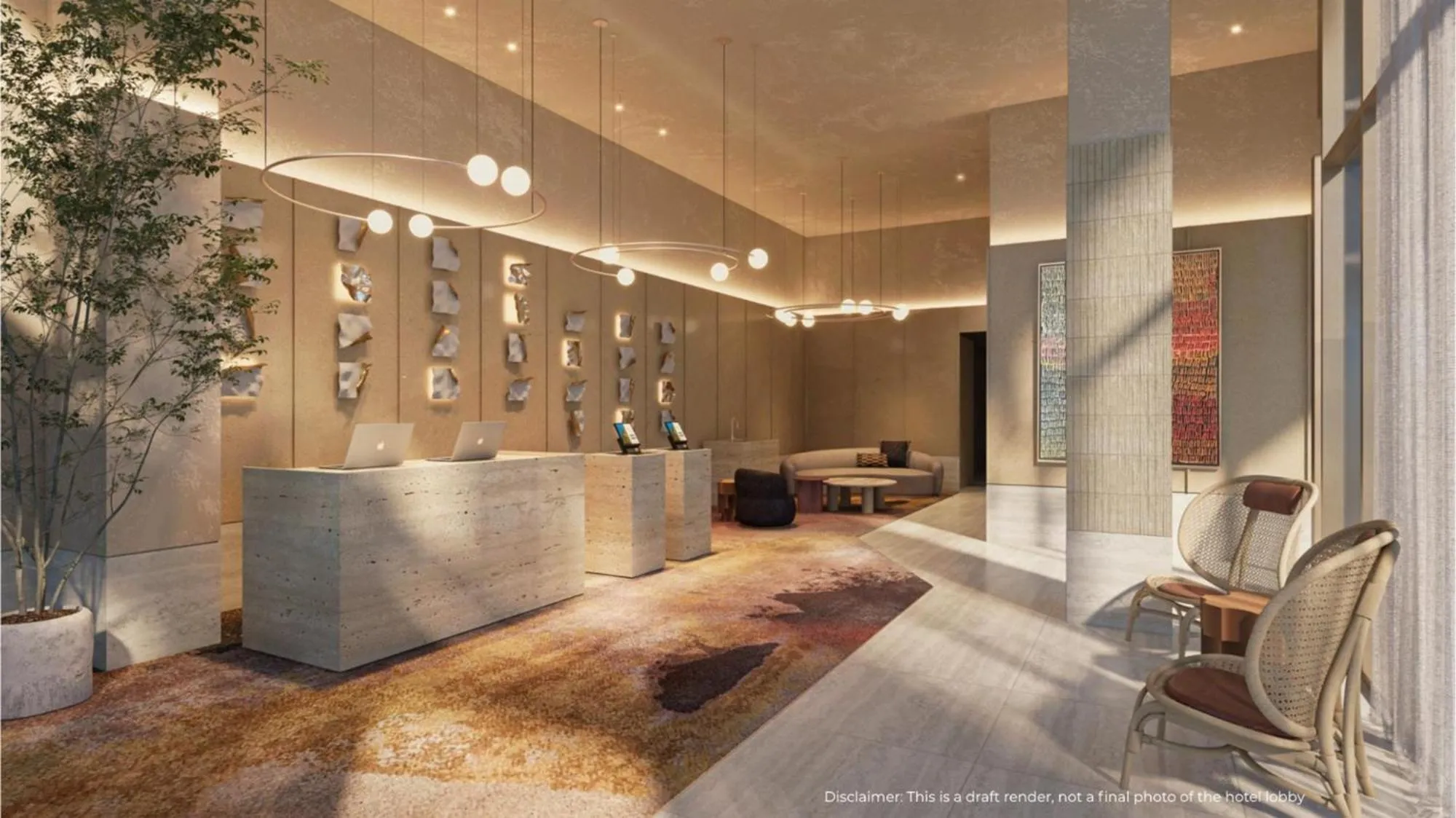 Lobby or reception in Mercure Melbourne La Trobe Street