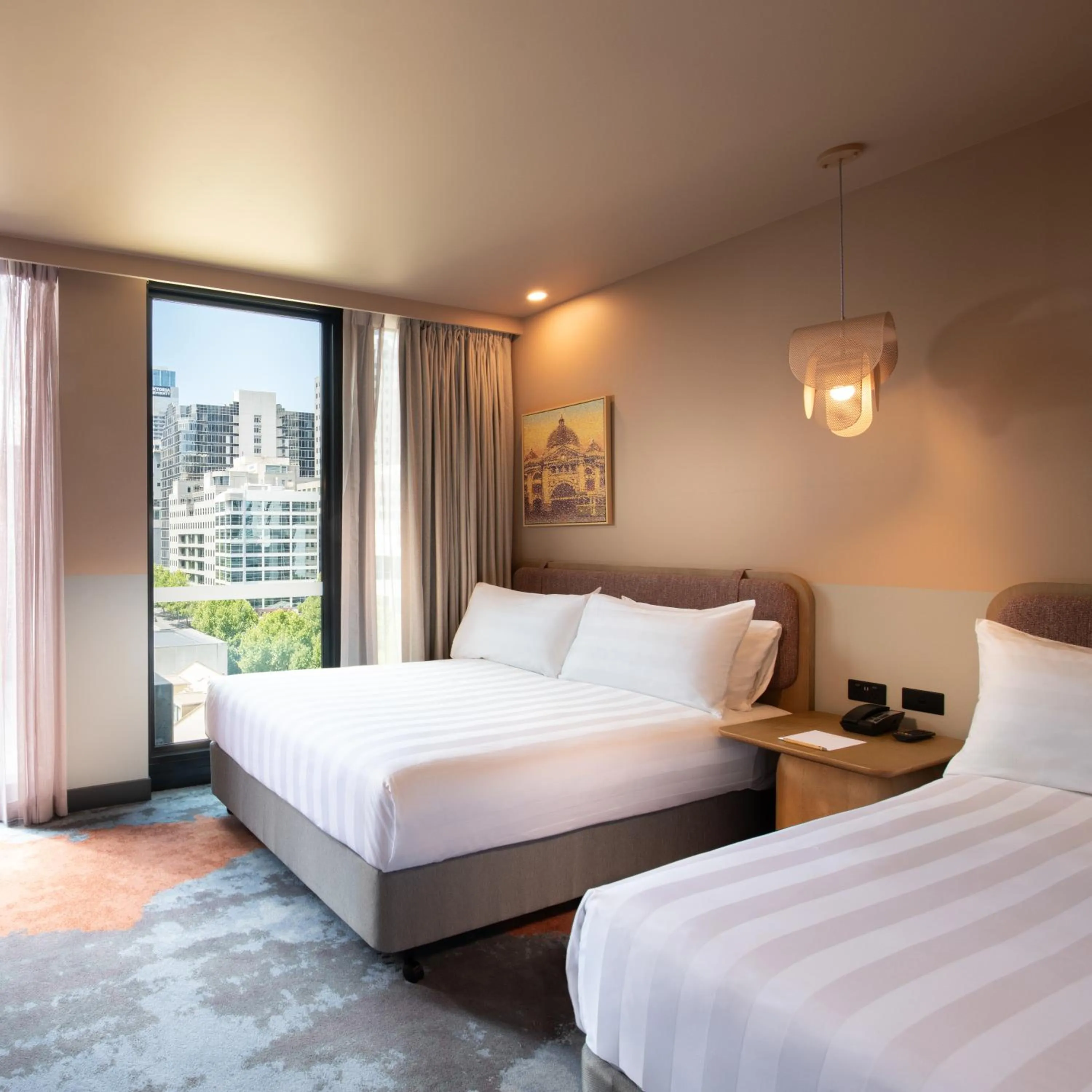 Bedroom, Bed in Mercure Melbourne La Trobe Street