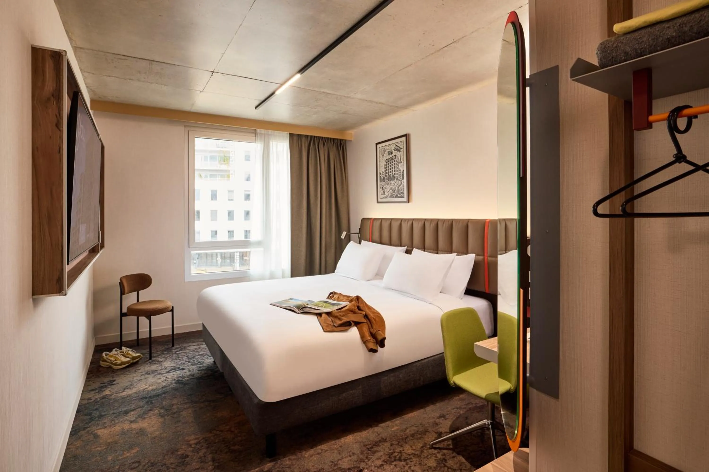 Bedroom, Bed in You Hotel Amiens - Handwritten Collection