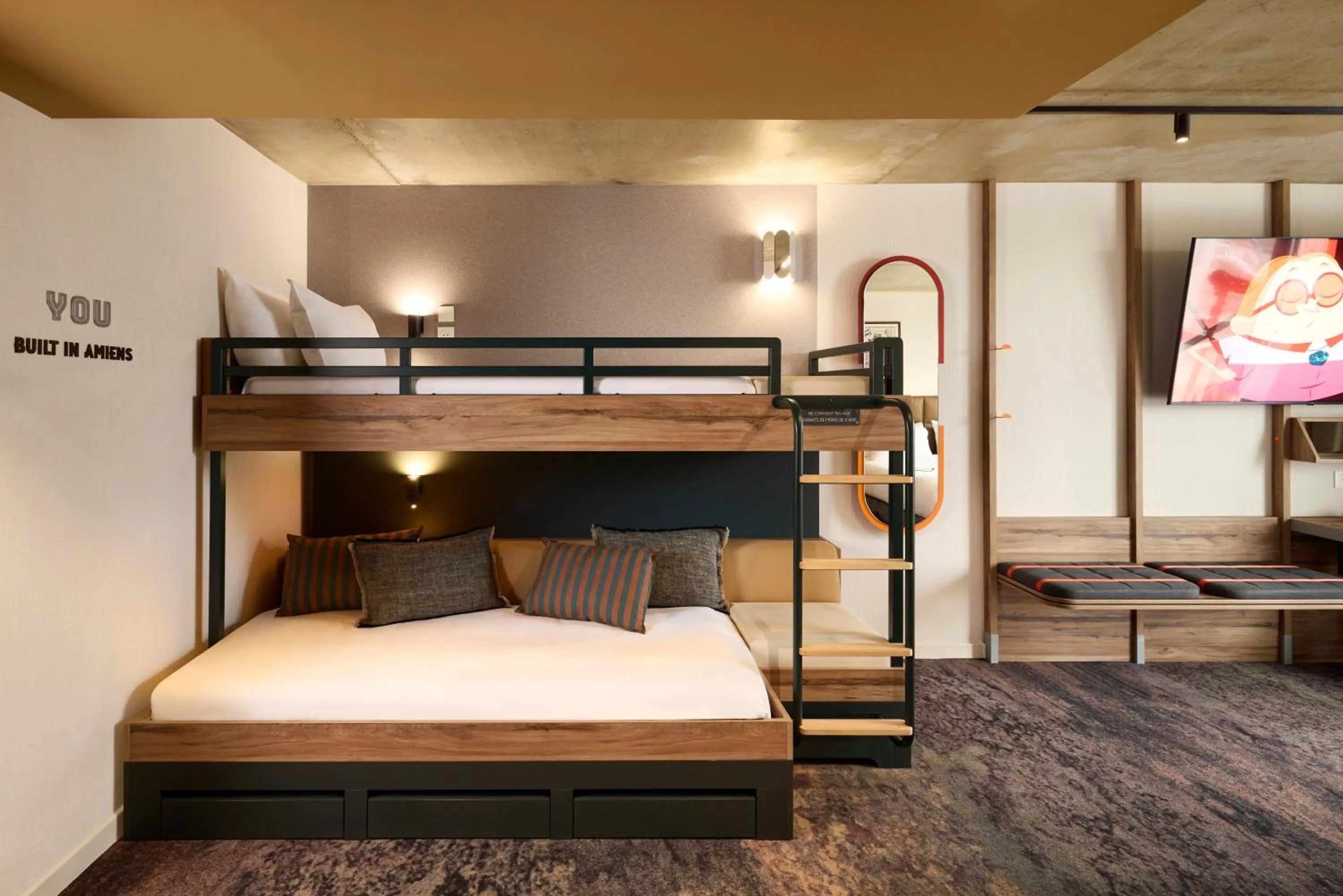 bunk bed, Bed in You Hotel Amiens - Handwritten Collection