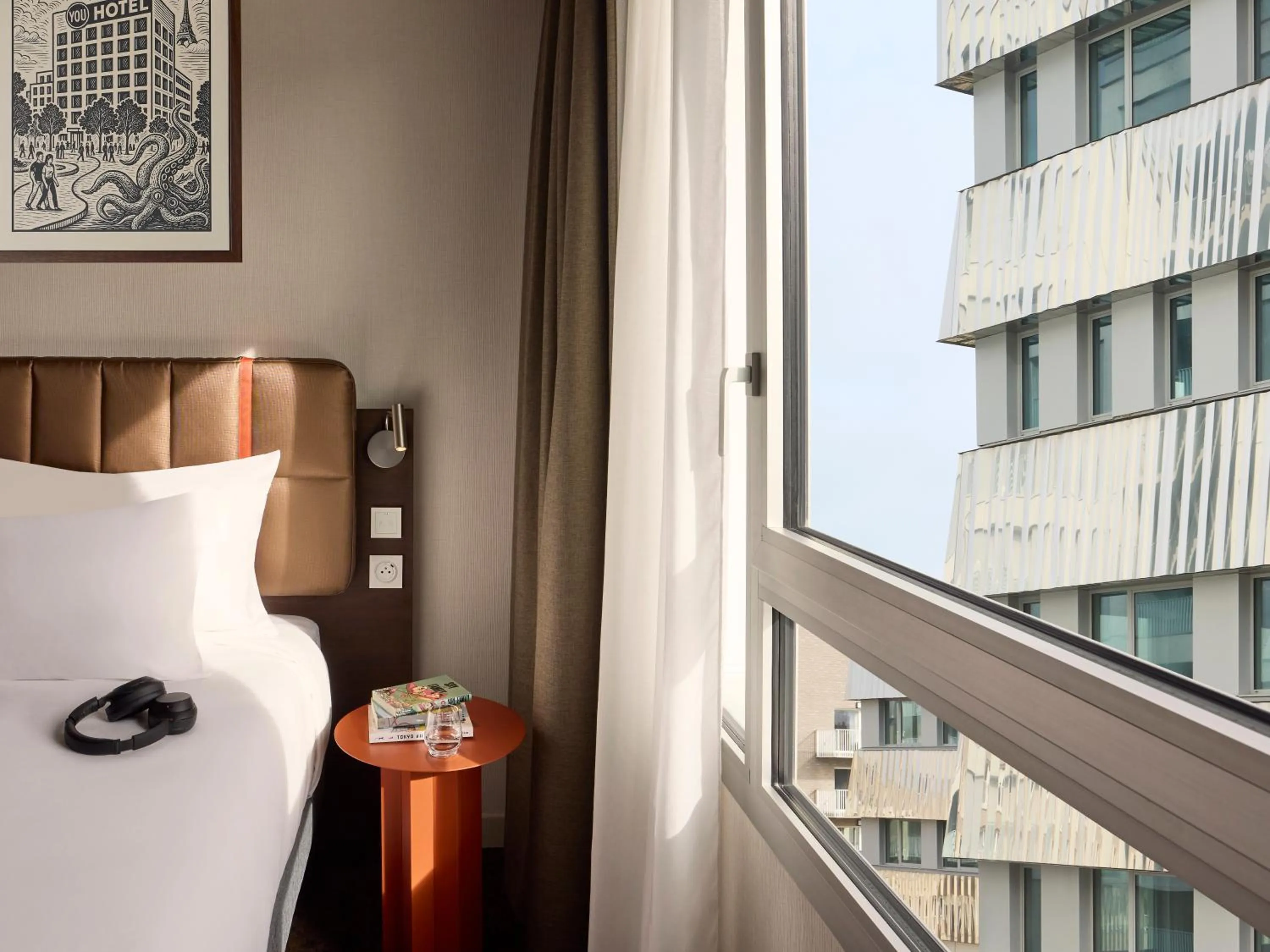 Bedroom, Bed in You Hotel Amiens - Handwritten Collection