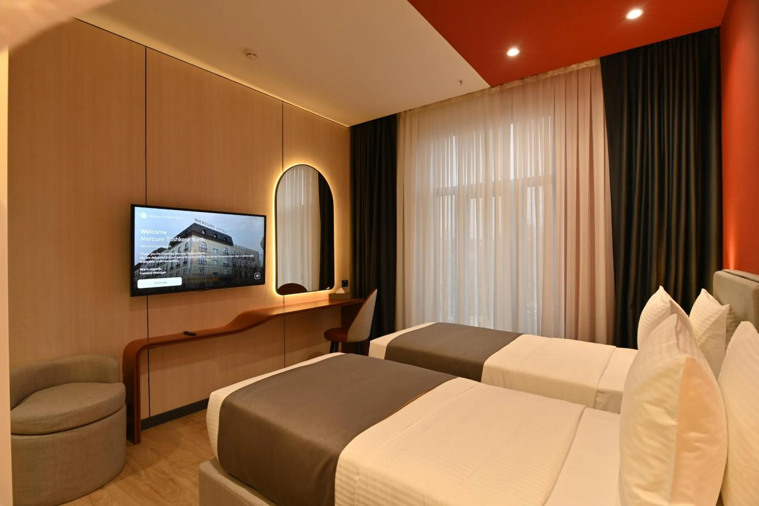 Classic Superior Twin Room with City View in Mercure Tashkent North