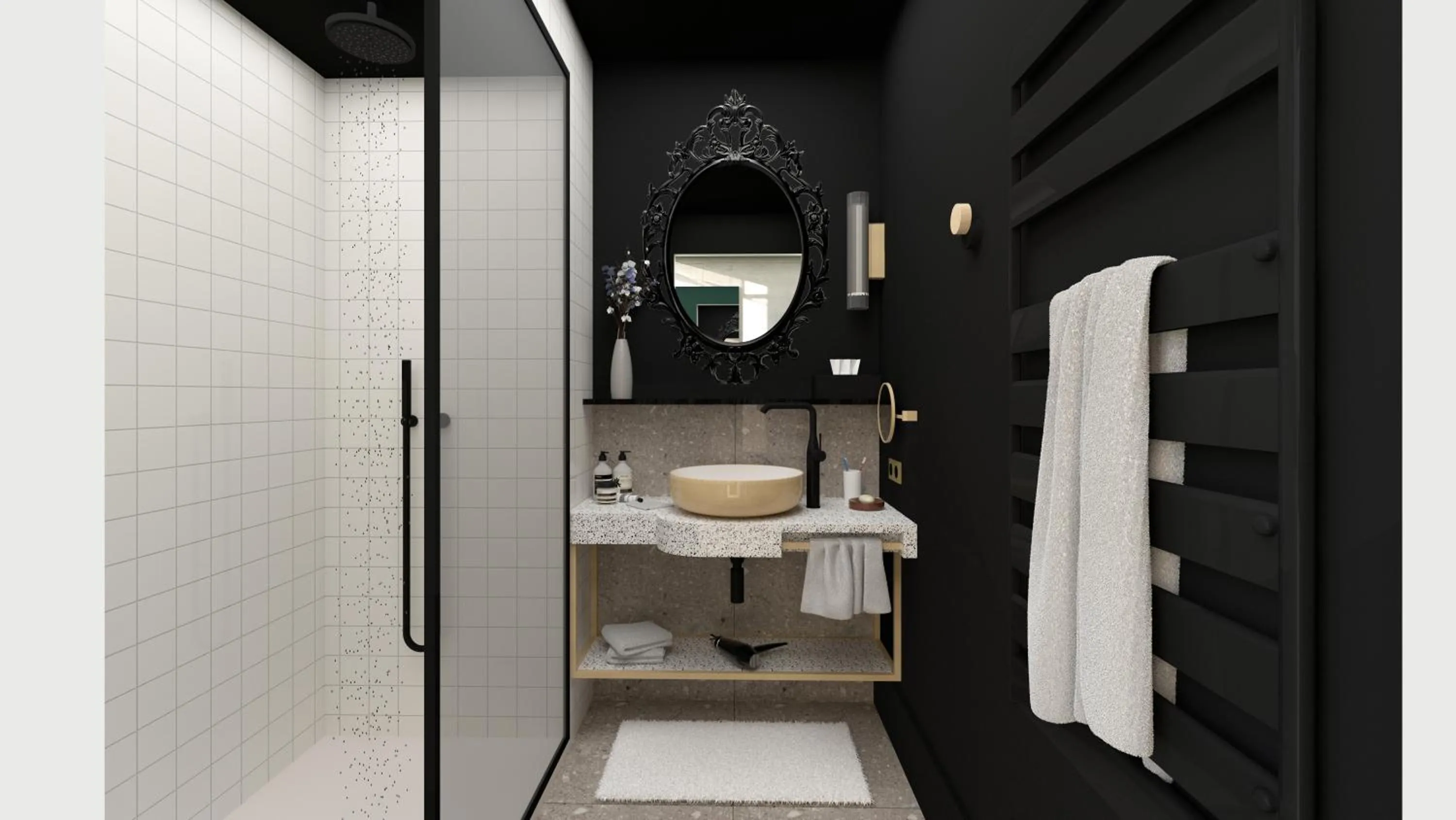 Bathroom in Mercure Quimper Kerlic