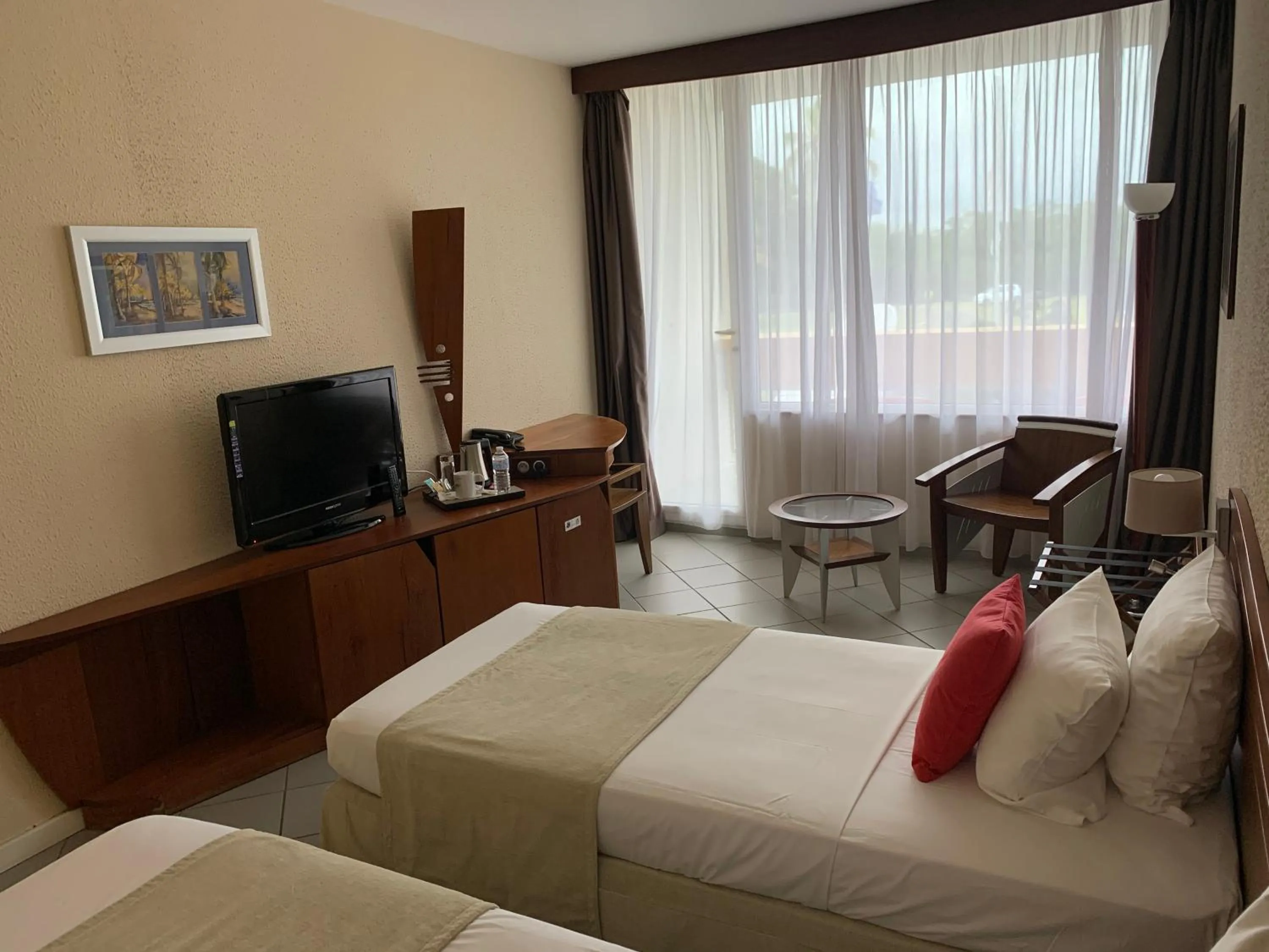 Bed in Hotel des Roches