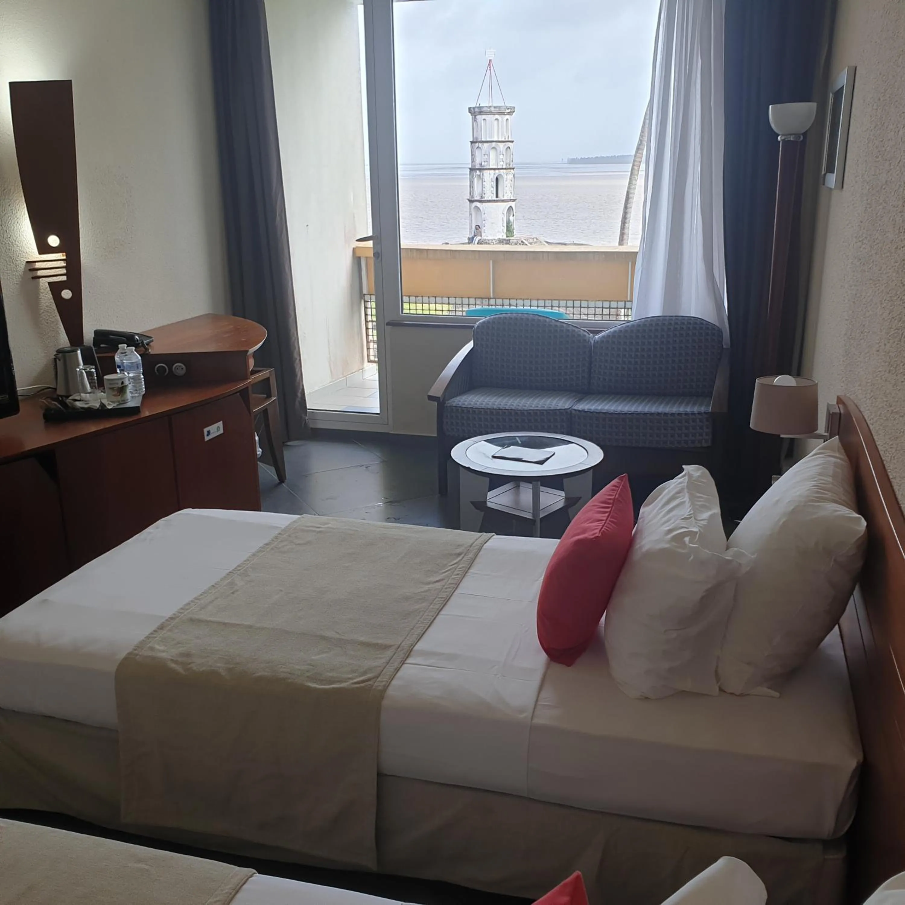 Bed in Hotel des Roches