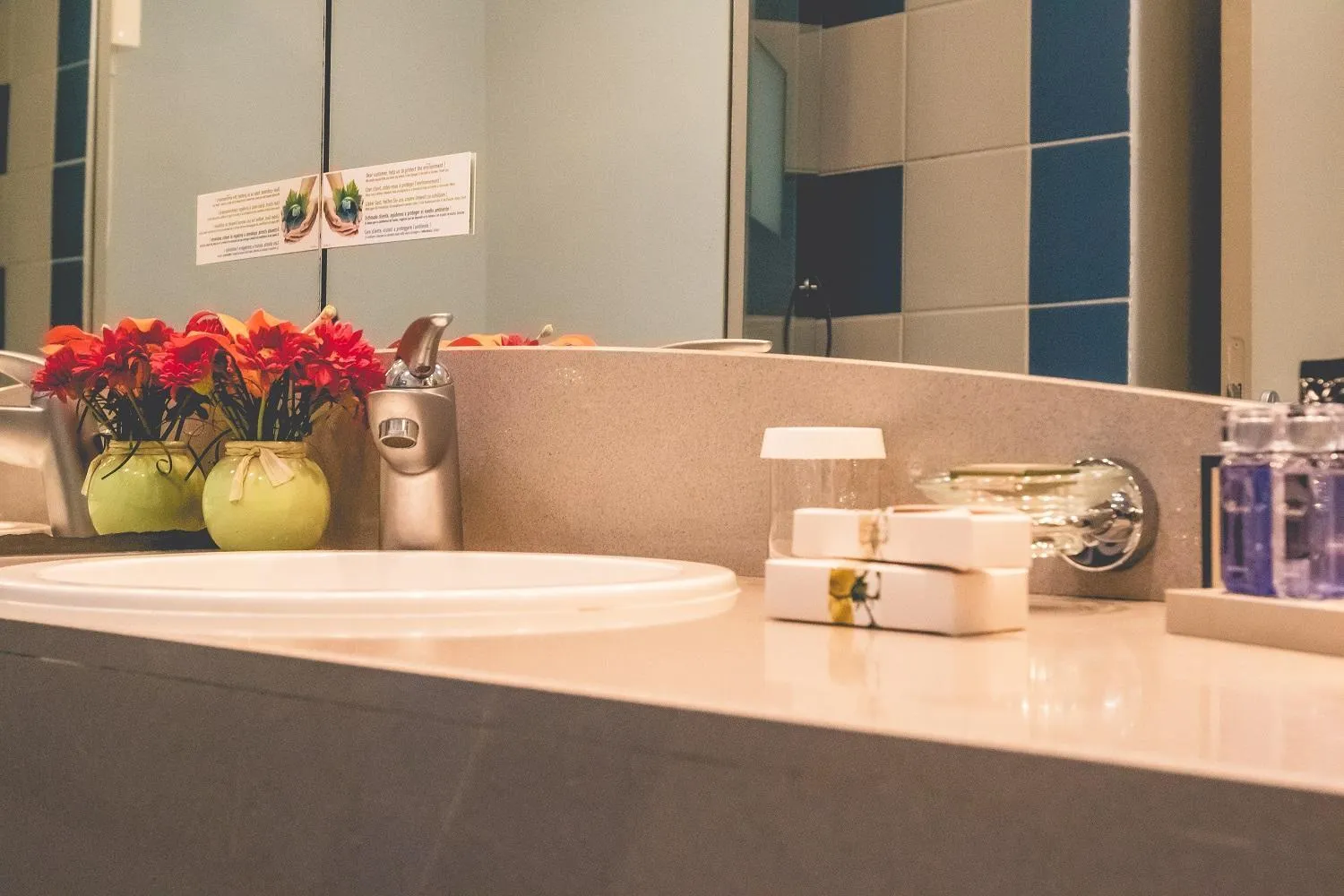 Bathroom in Hotel des Roches