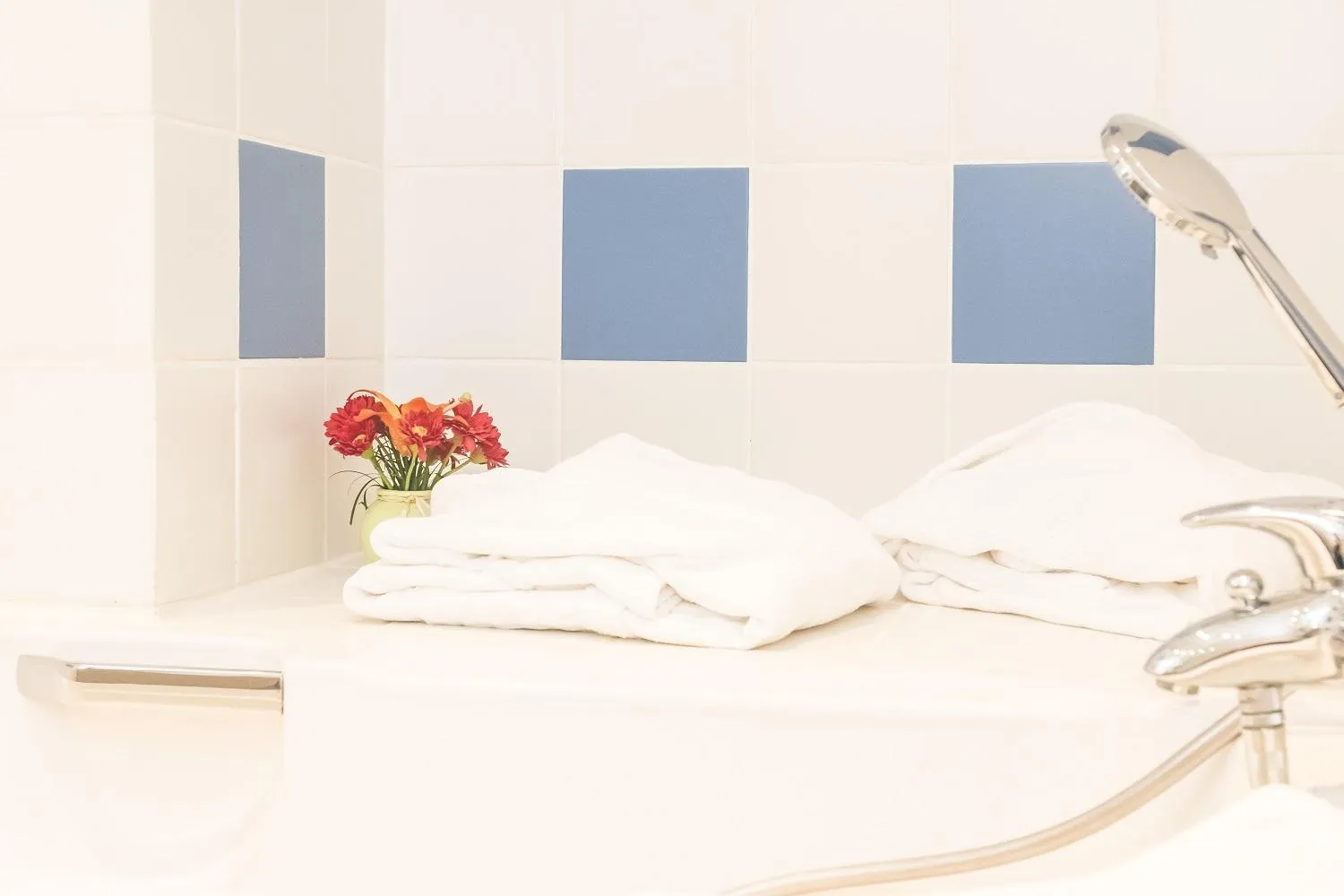 Bathroom in Hotel des Roches