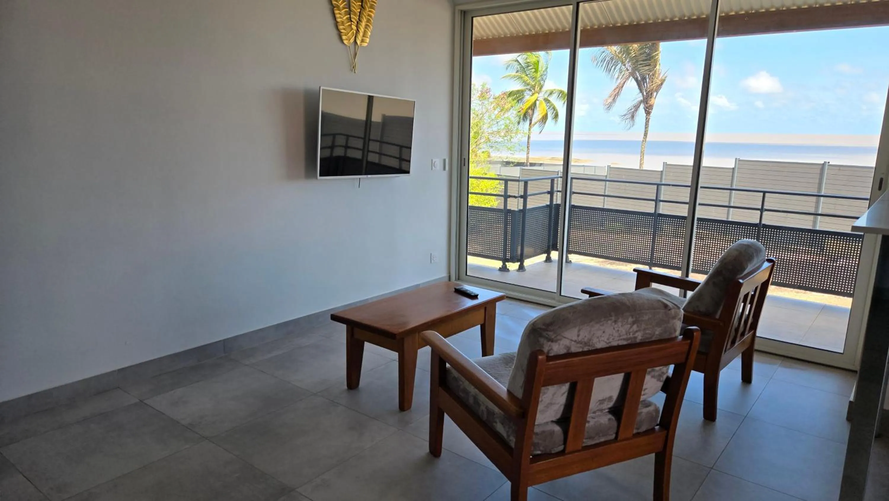 Seating area in Hotel des Roches
