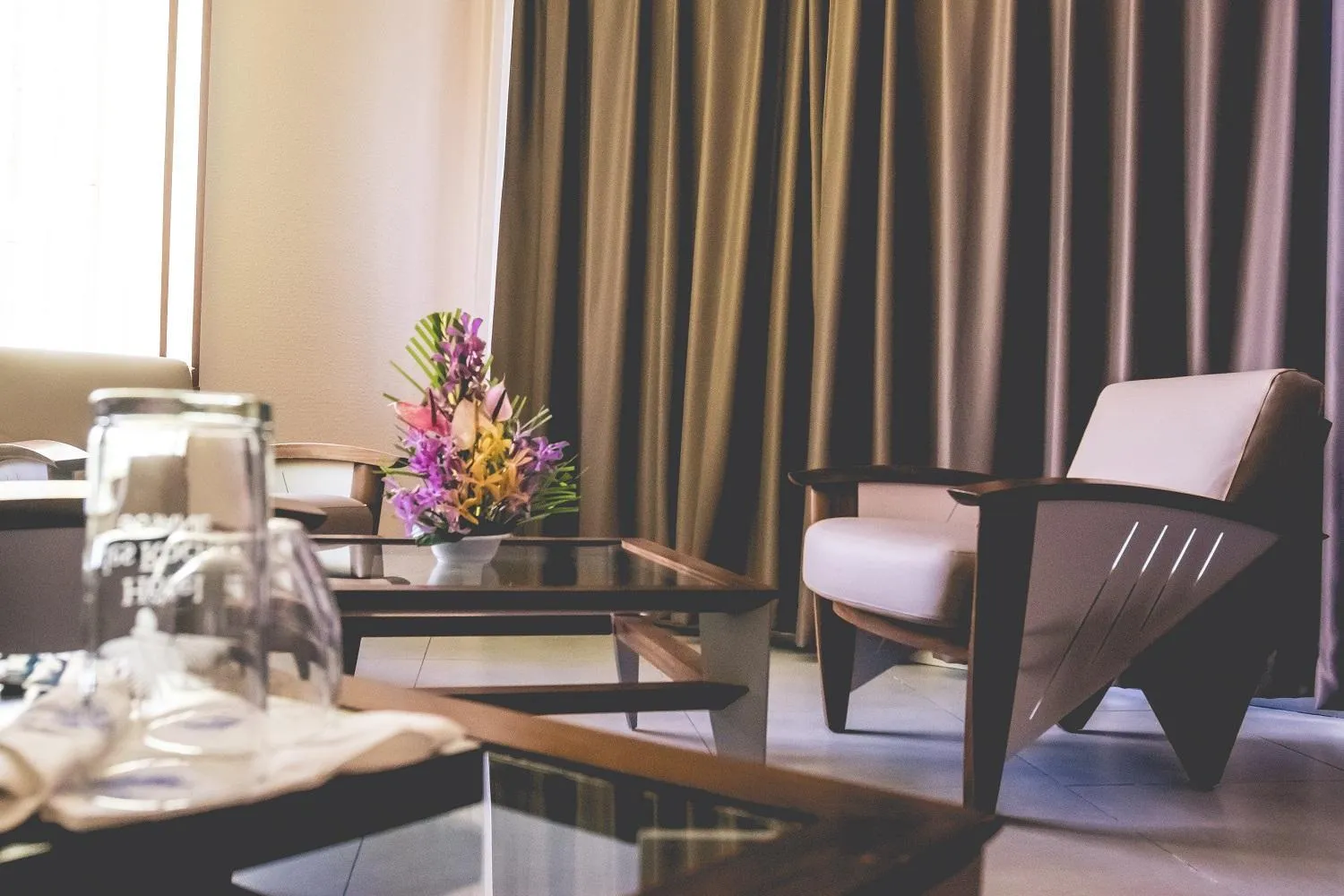 Living room in Hotel des Roches