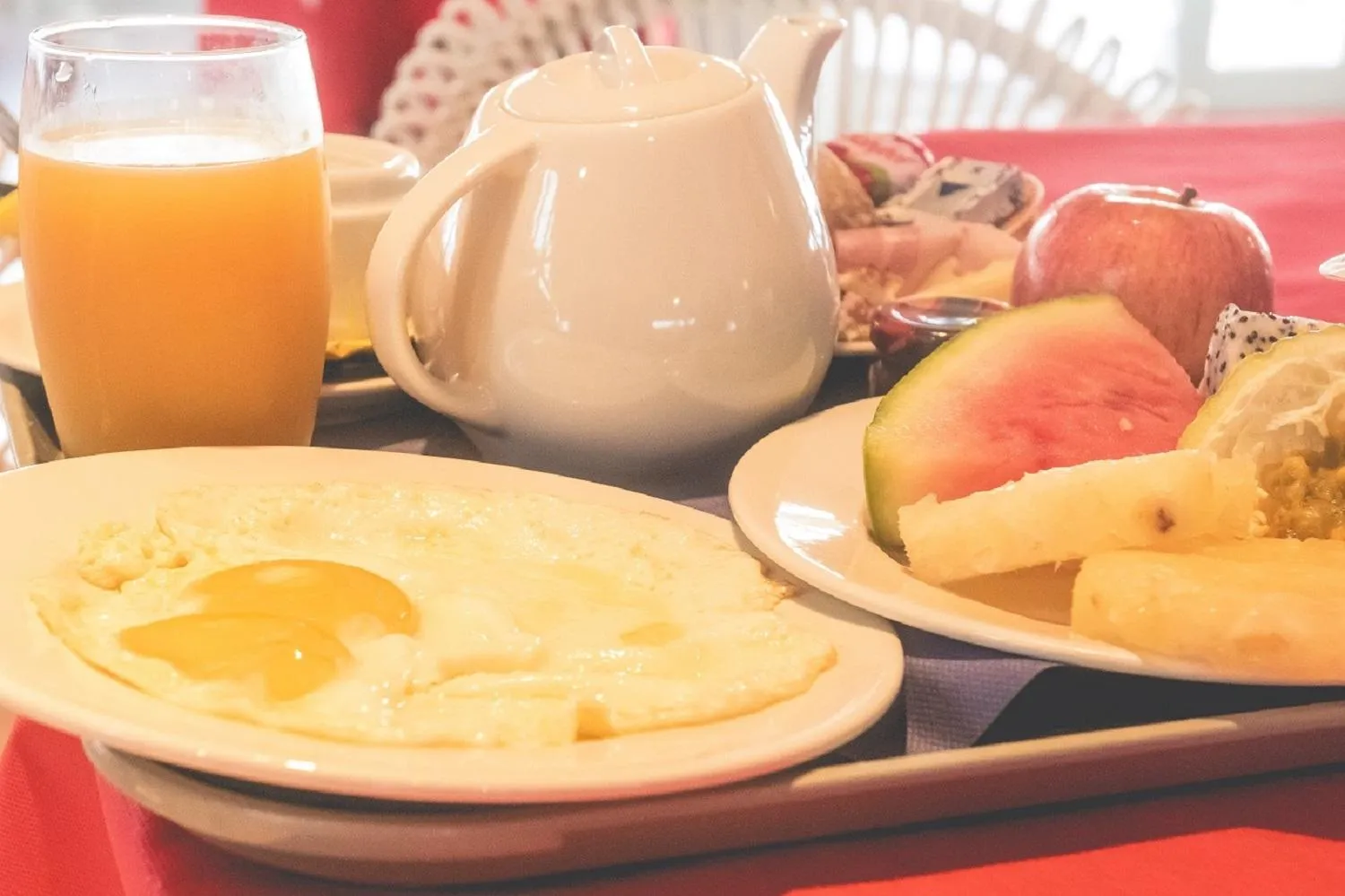 Food and drinks in Hotel des Roches