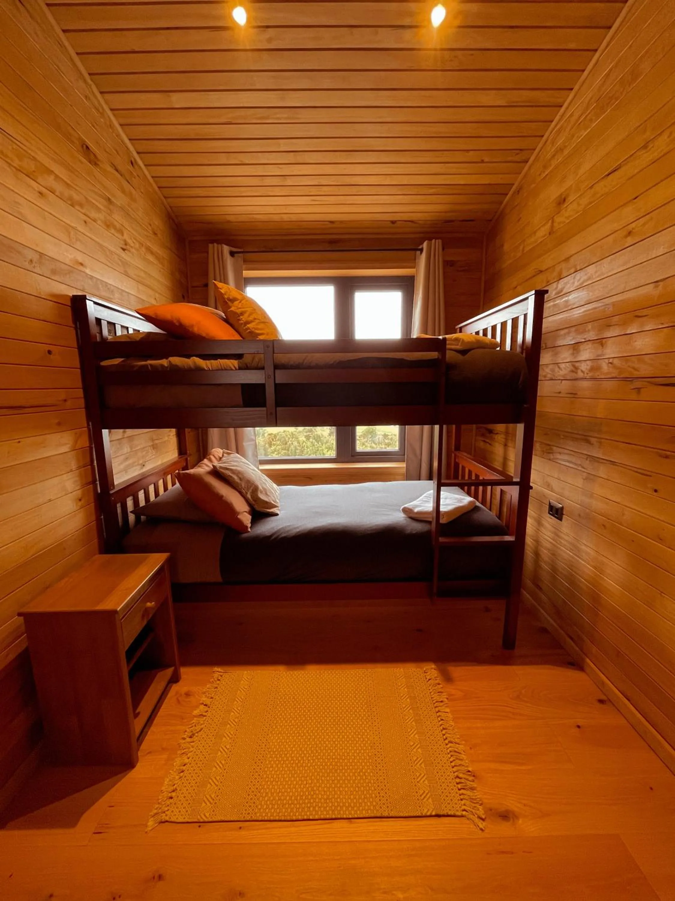 Bed in Refugio Pullao