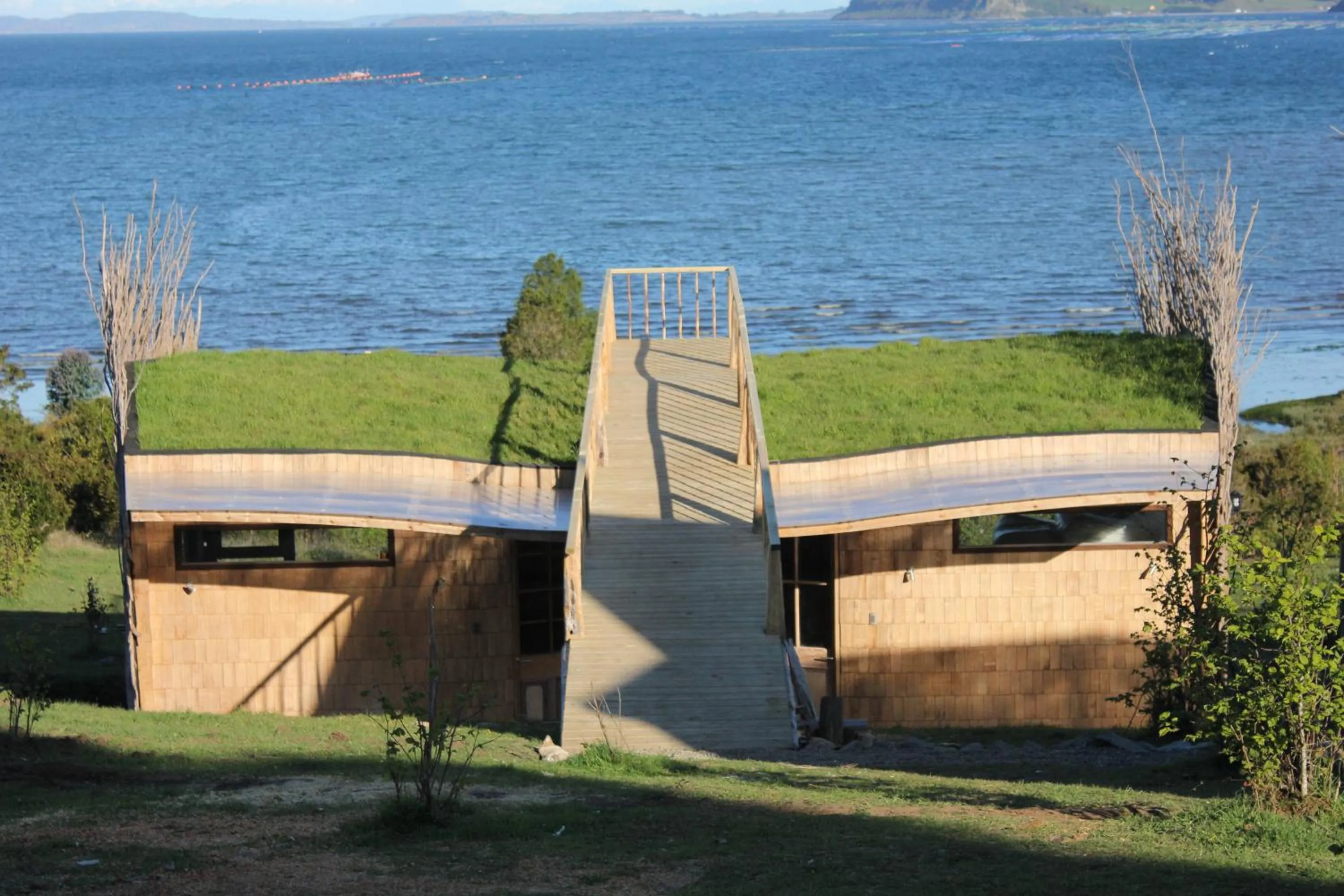 Bird's eye view in Refugio Pullao